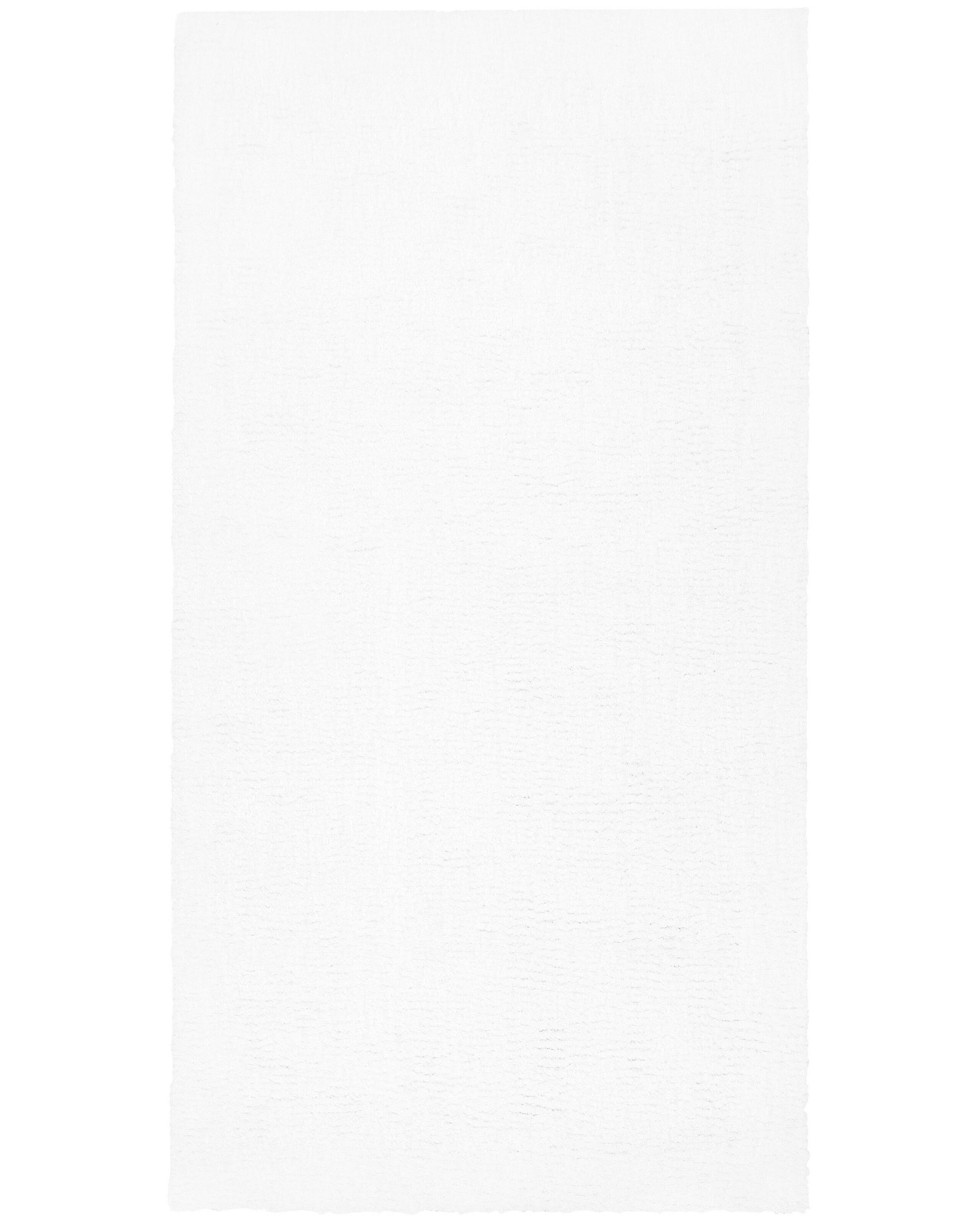 Shaggy Area Rug 80x150cm White - Gemini Interiors