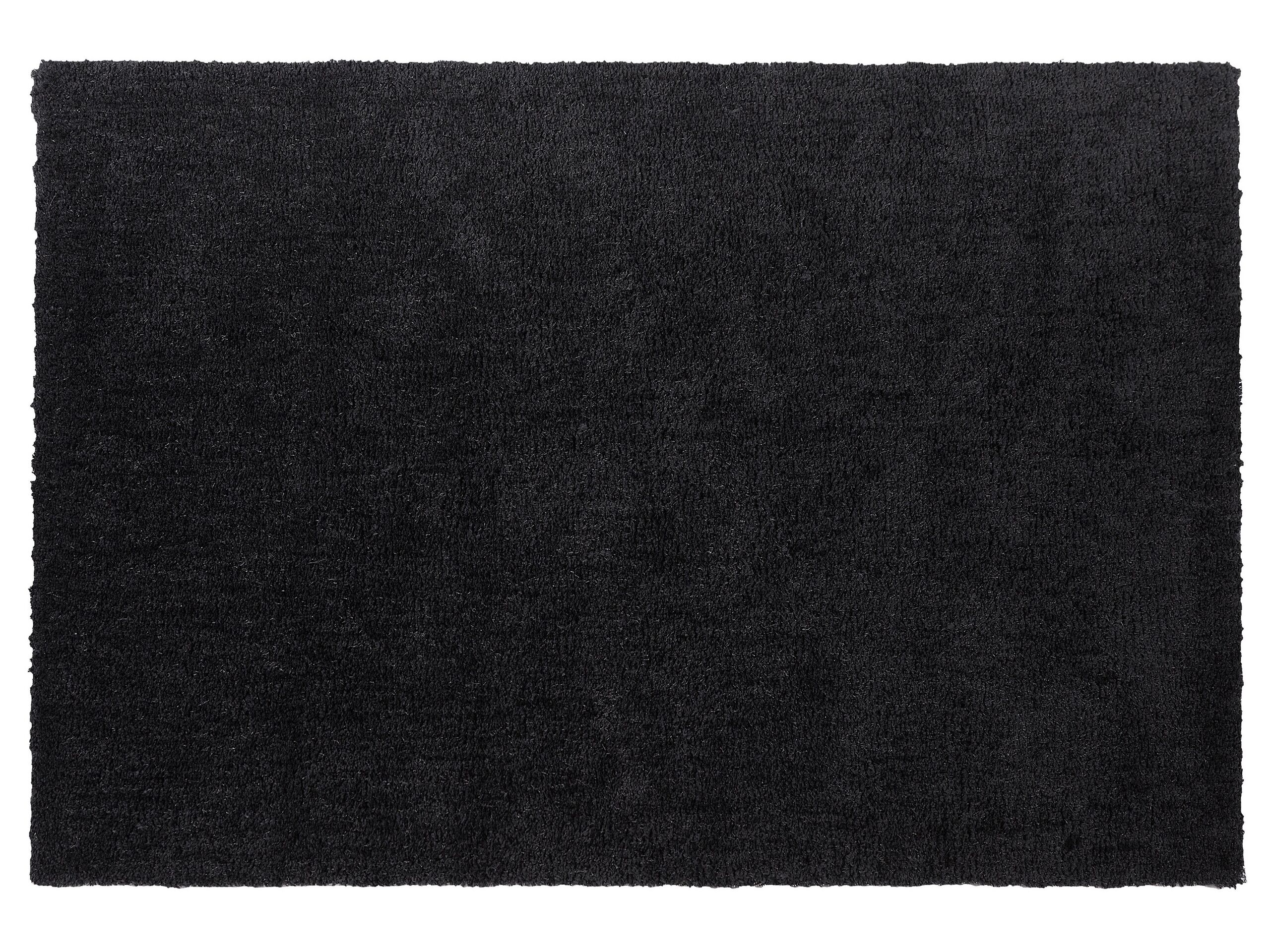 Shaggy Area Rug 140x200cm Black - Gemini Interiors