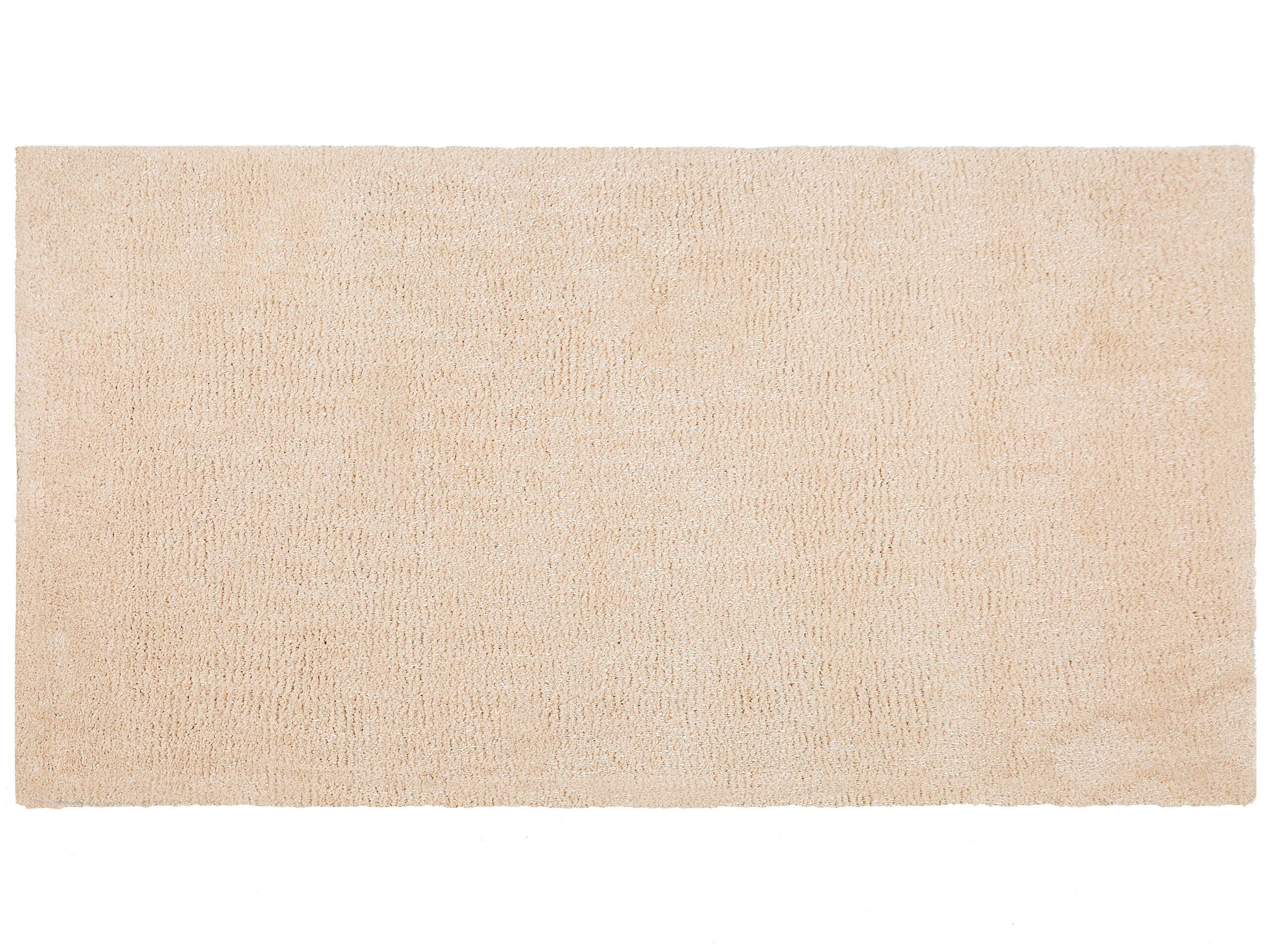 Shaggy Area Rug 80x150cm Sand Beige - Gemini Interiors