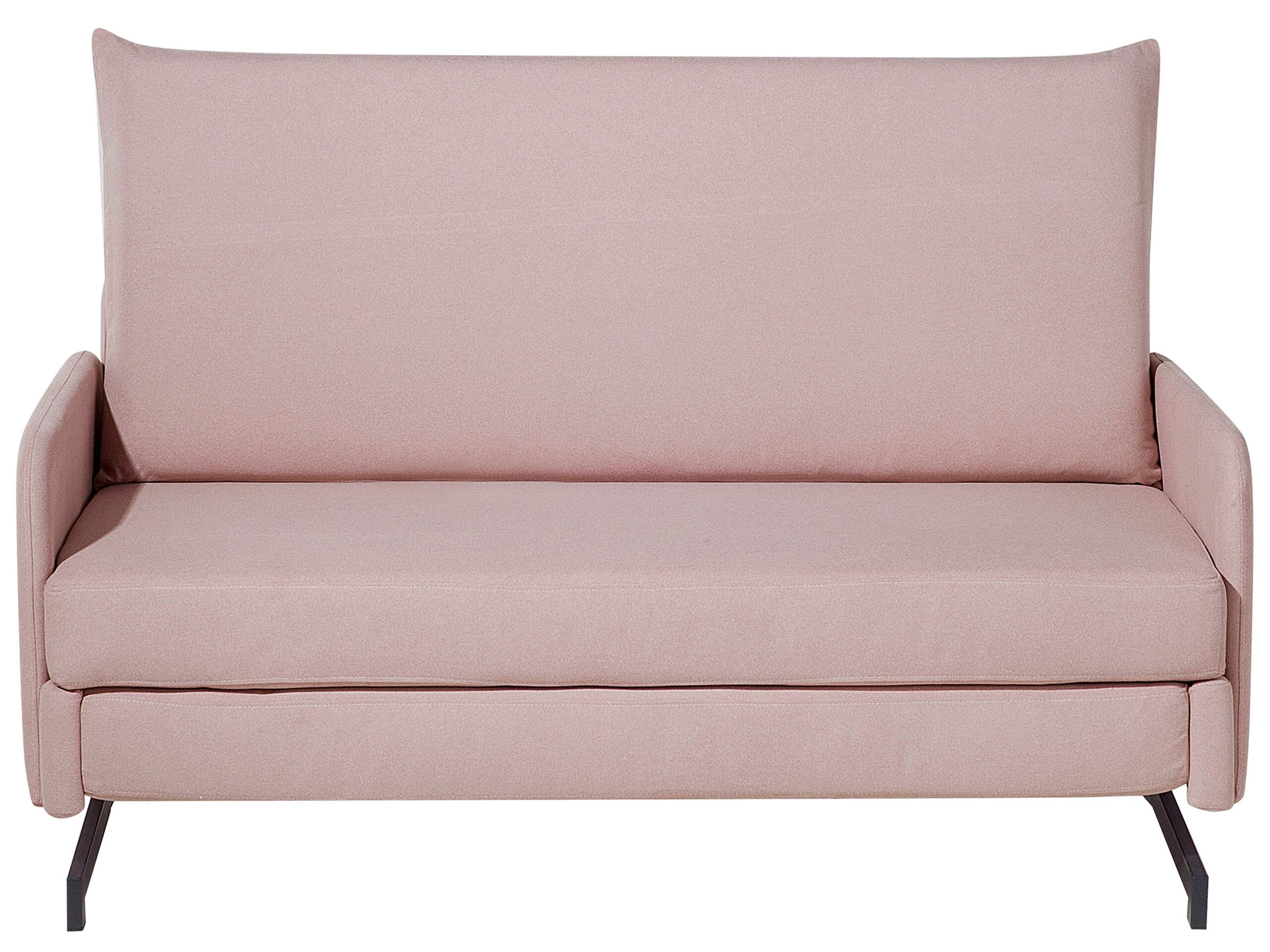 Fabric Sofa Bed Pink BELFAST - Gemini Interiors