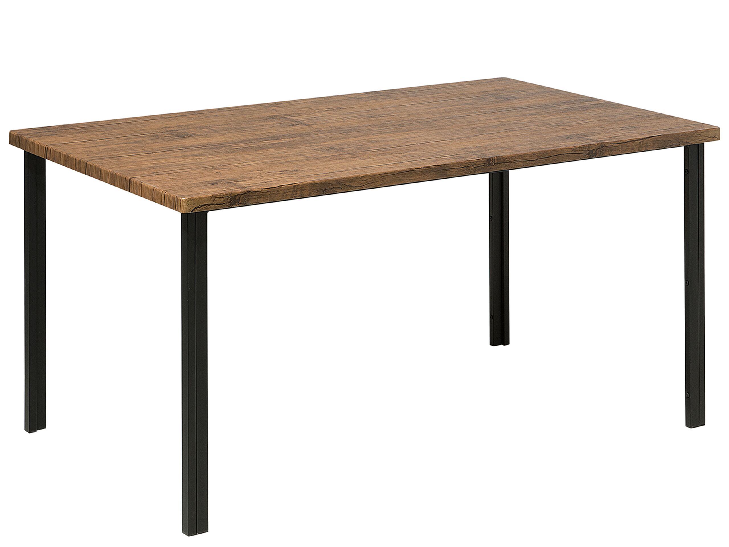 Dining Table 150 x 90 cm Dark Wood LAREDO - Gemini Interiors