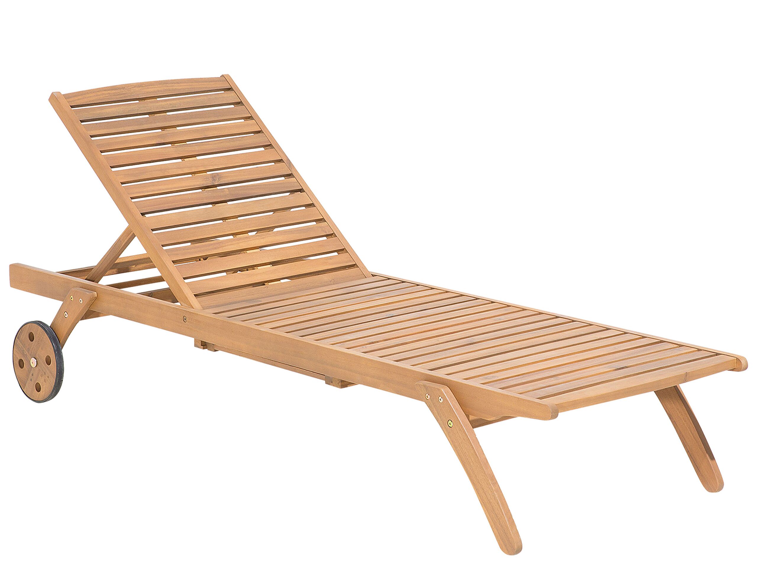 Wooden Reclining Sun Lounger CESANA - Gemini Interiors