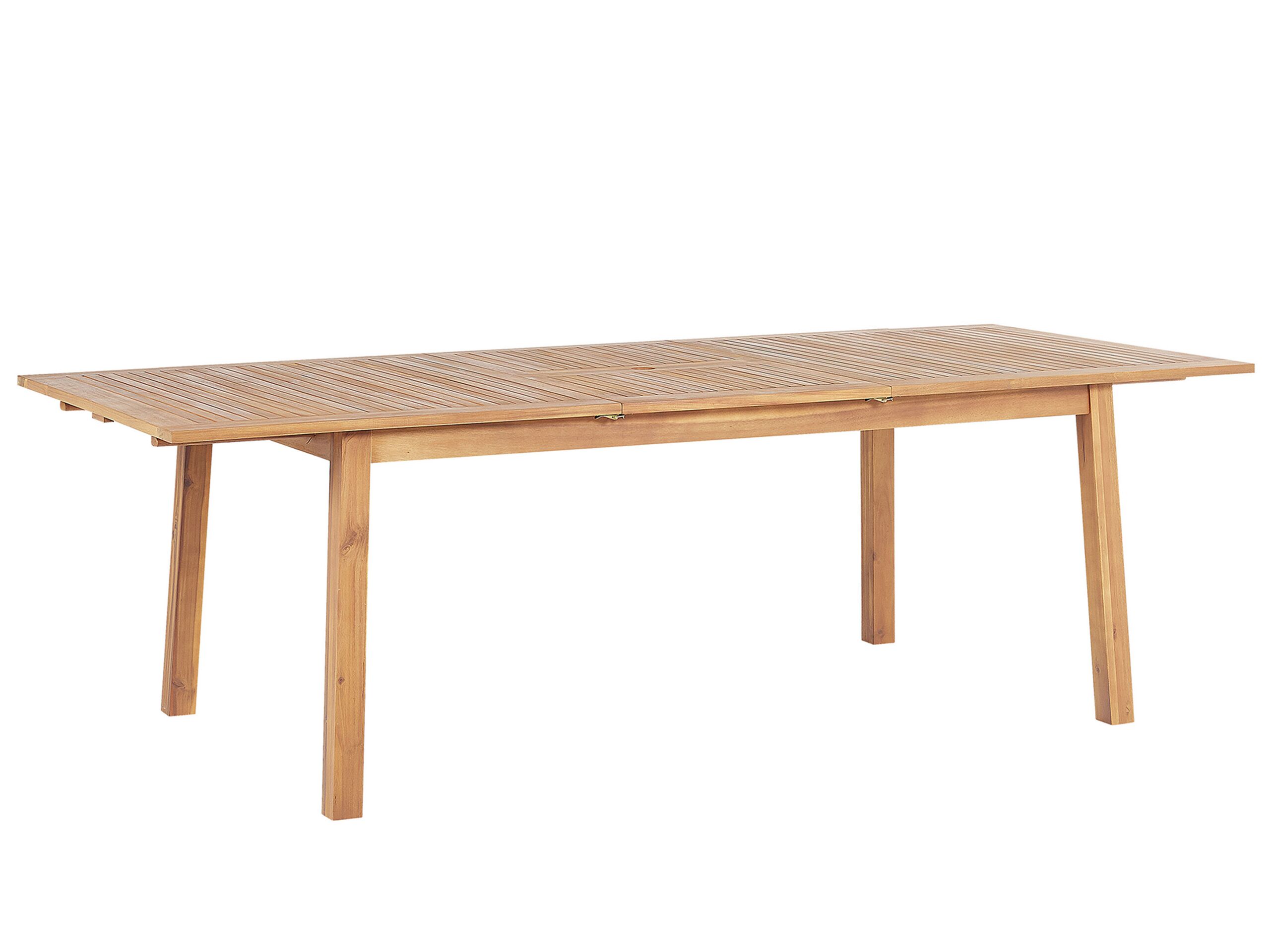 Extending Acacia Garden Table 180/240 x 100 cm Light Wood CESANA - Gemini Interiors