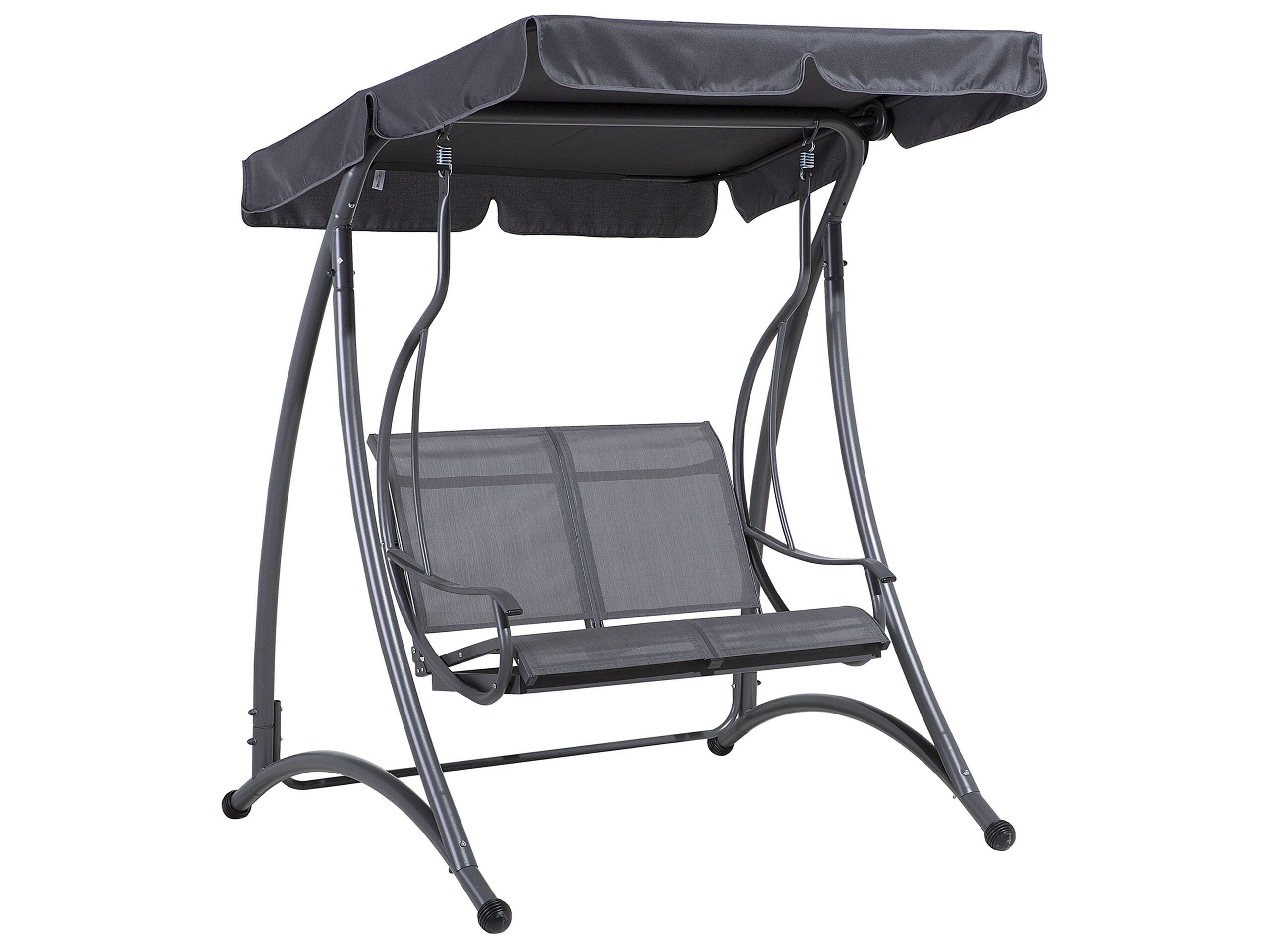 Fabric Garden Swing Grey TESERO - Gemini Interiors
