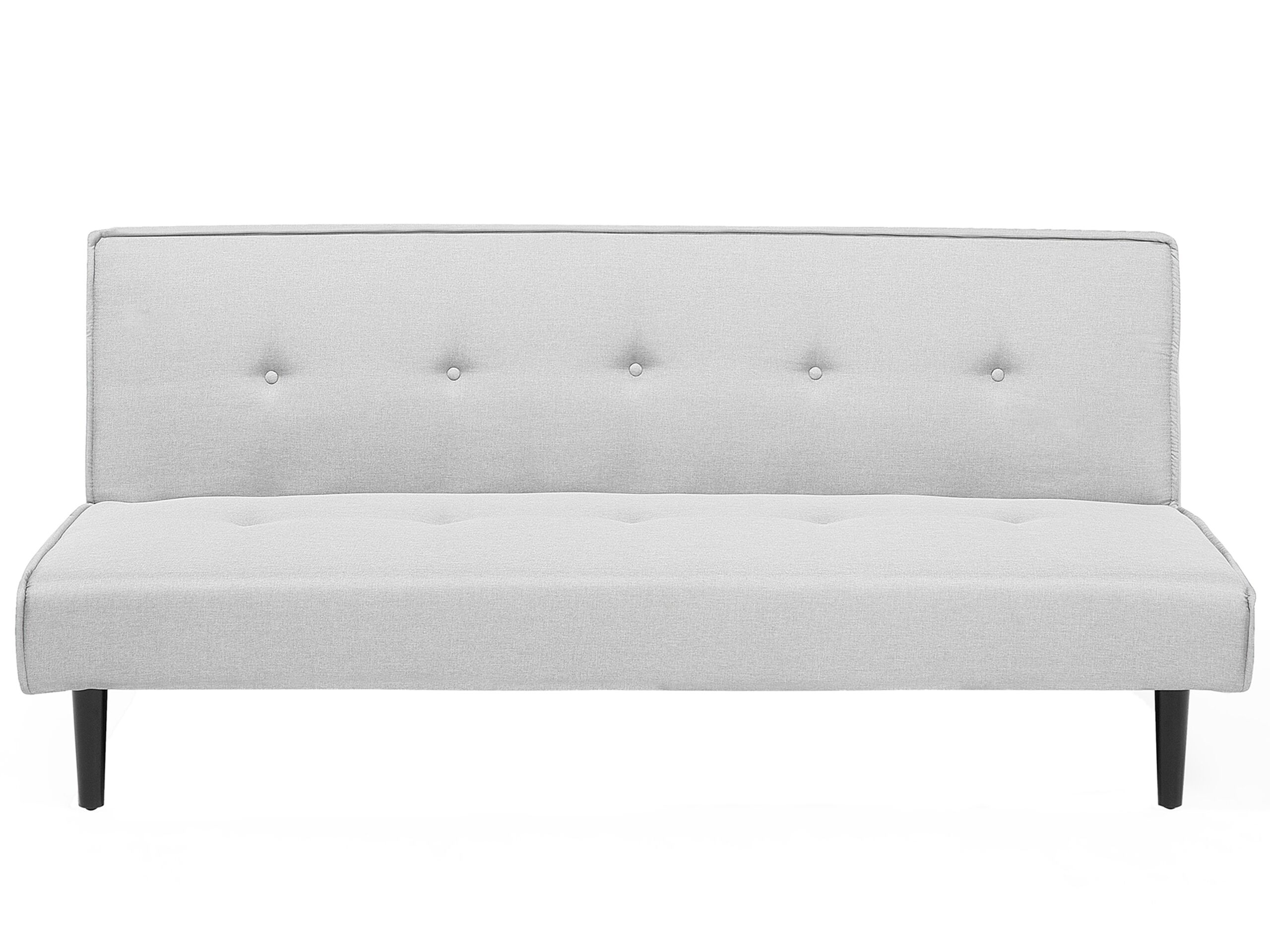 Fabric Sofa Bed Light Grey VISBY - Gemini Interiors