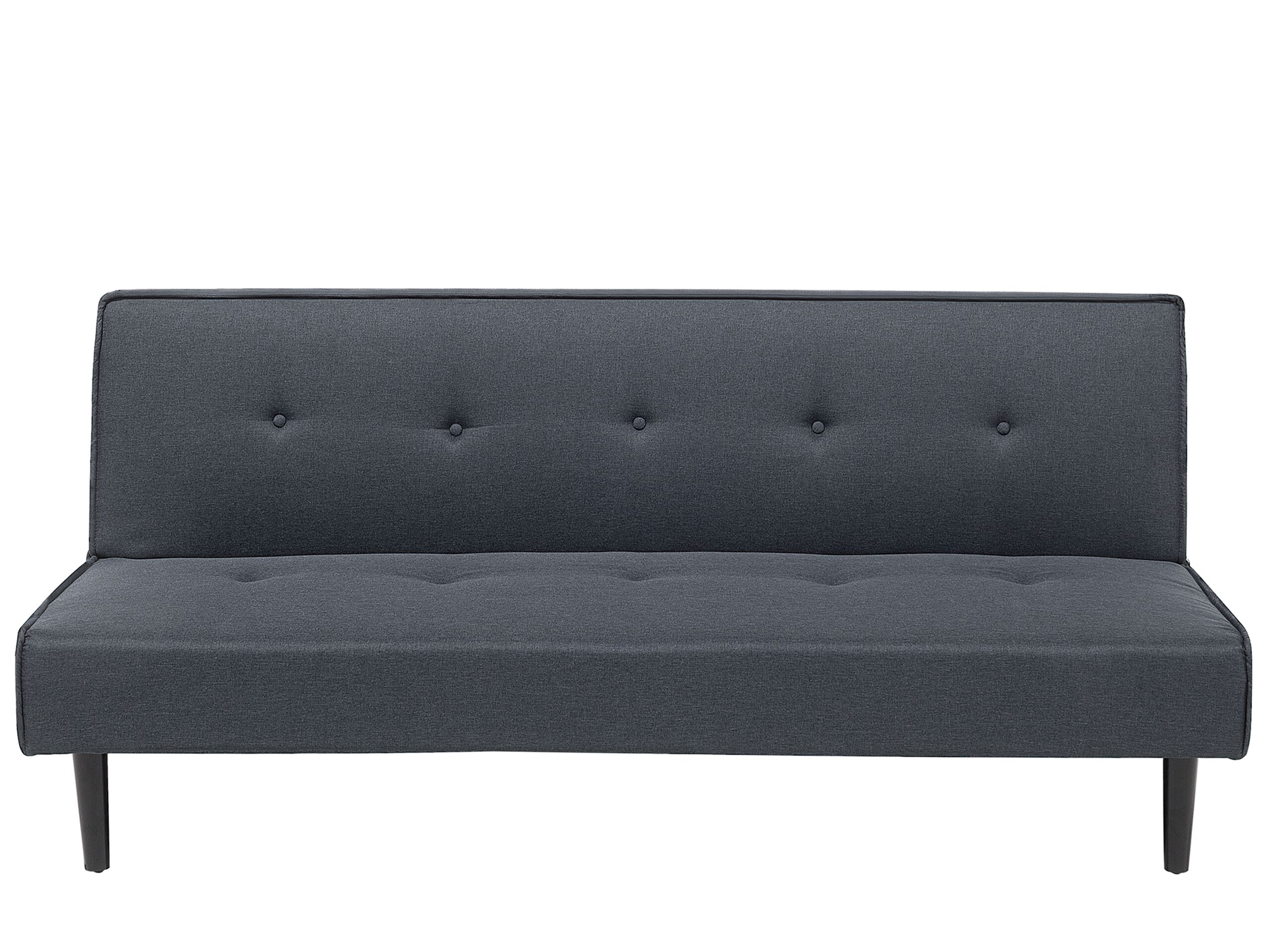 Fabric Sofa Bed Dark Grey VISBY - Gemini Interiors