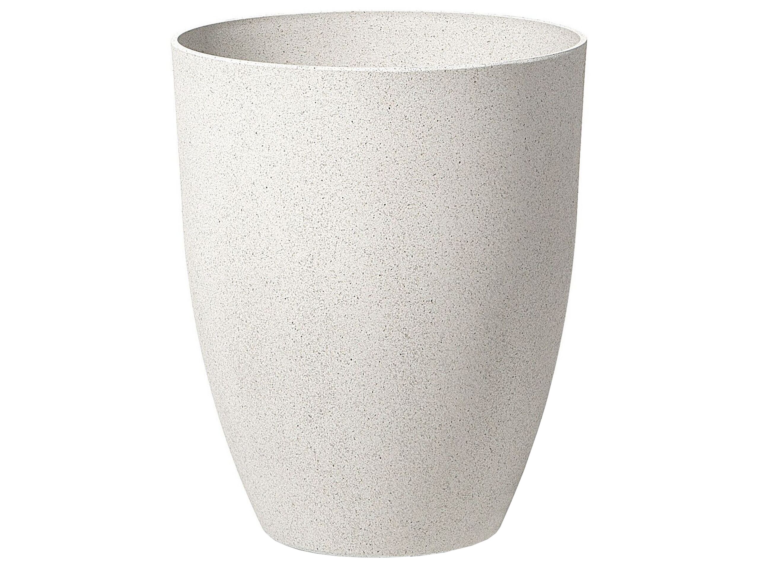 Plant Pot 43 x 43 x 52 cm Off-White CROTON - Gemini Interiors