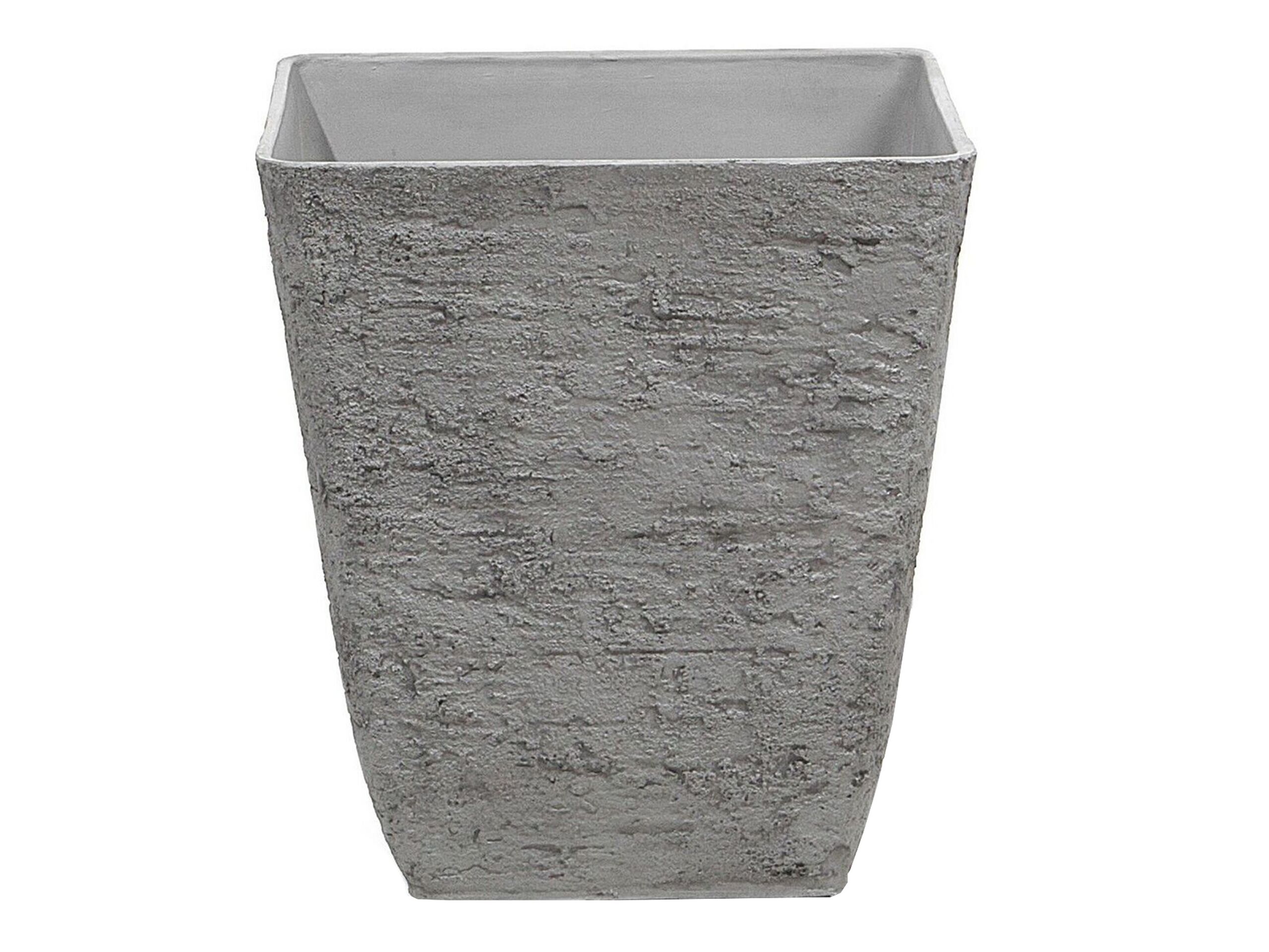 Plant Pot 39 x 39 x 43 cm Grey DELOS - Gemini Interiors