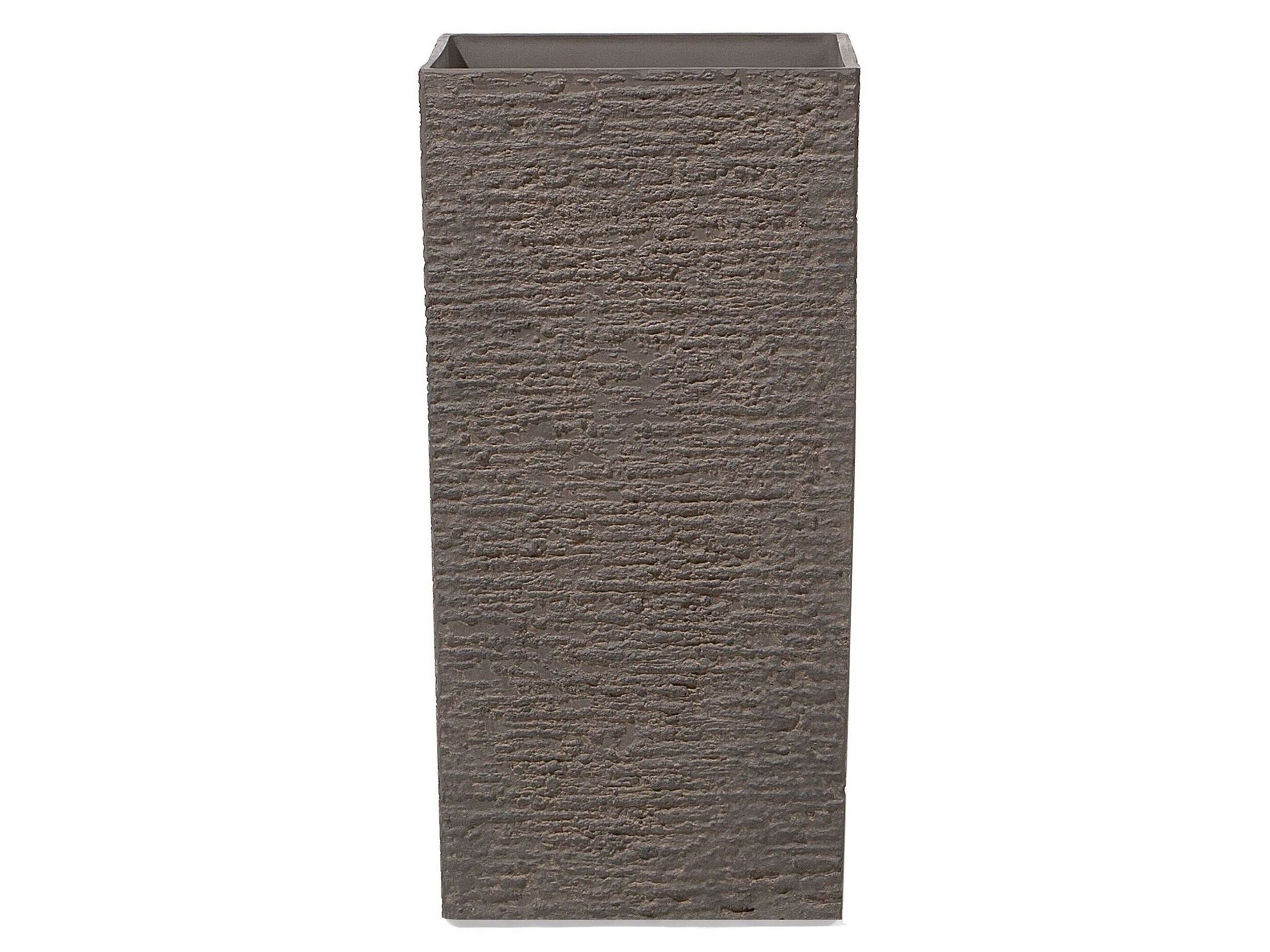 Plant Pot 35 x 35 x 70 cm Brown GAZA - Gemini Interiors