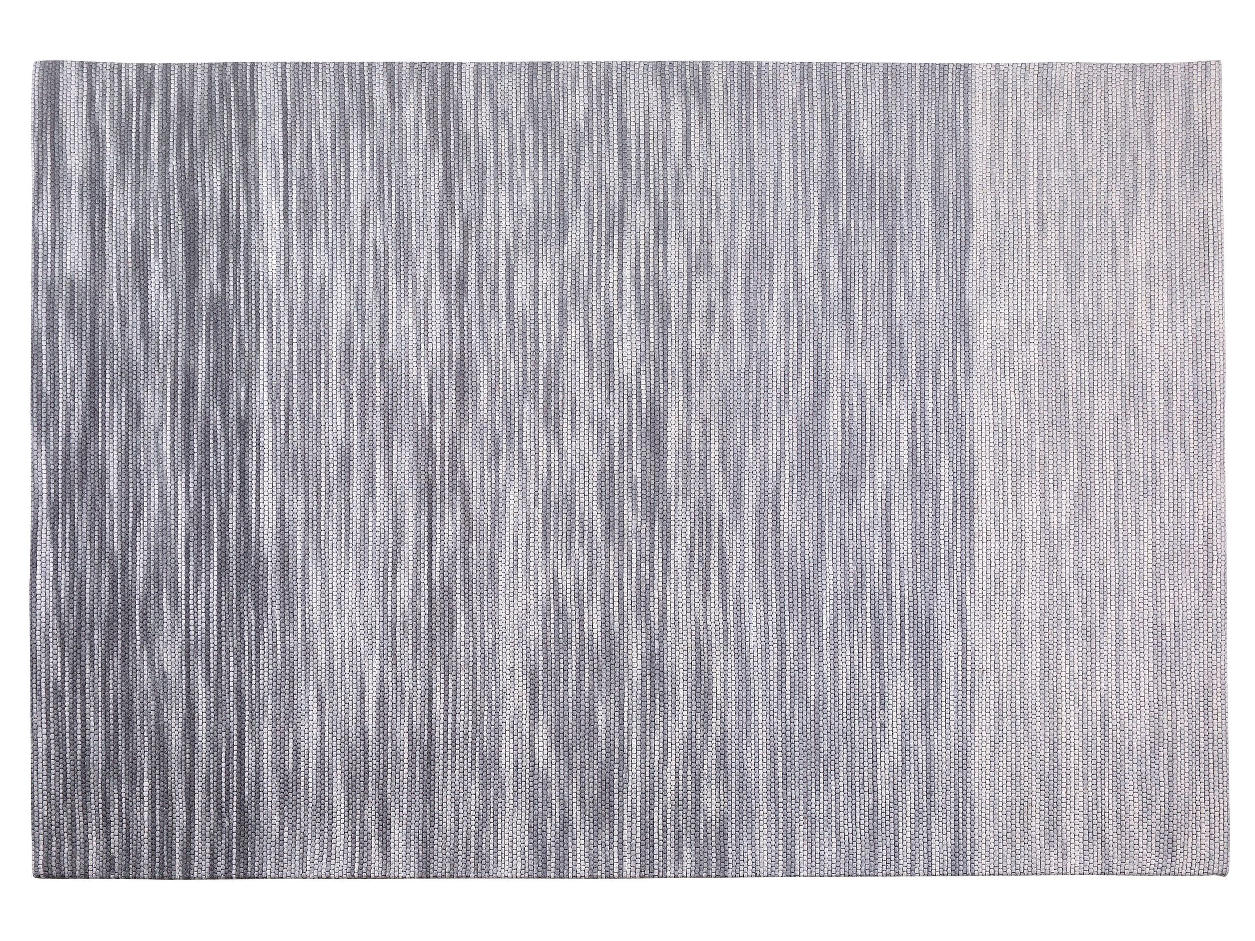 Wool Area Rug 140x200cm Grey - Gemini Interiors