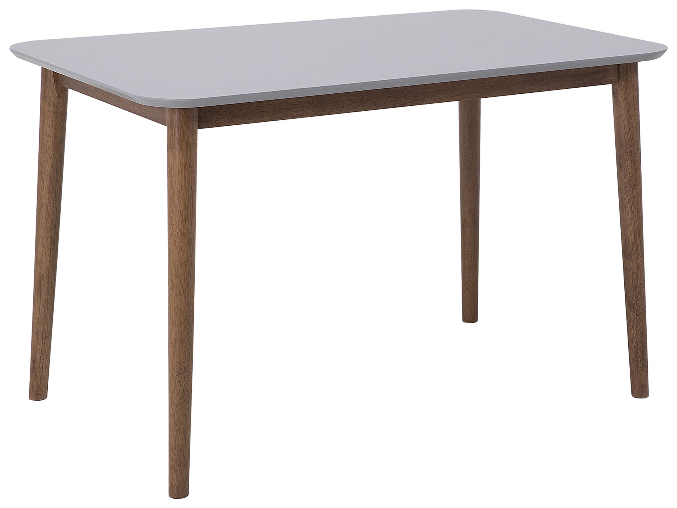 Wooden Dining Table 118 x 77 cm Grey MODESTO - Gemini Interiors