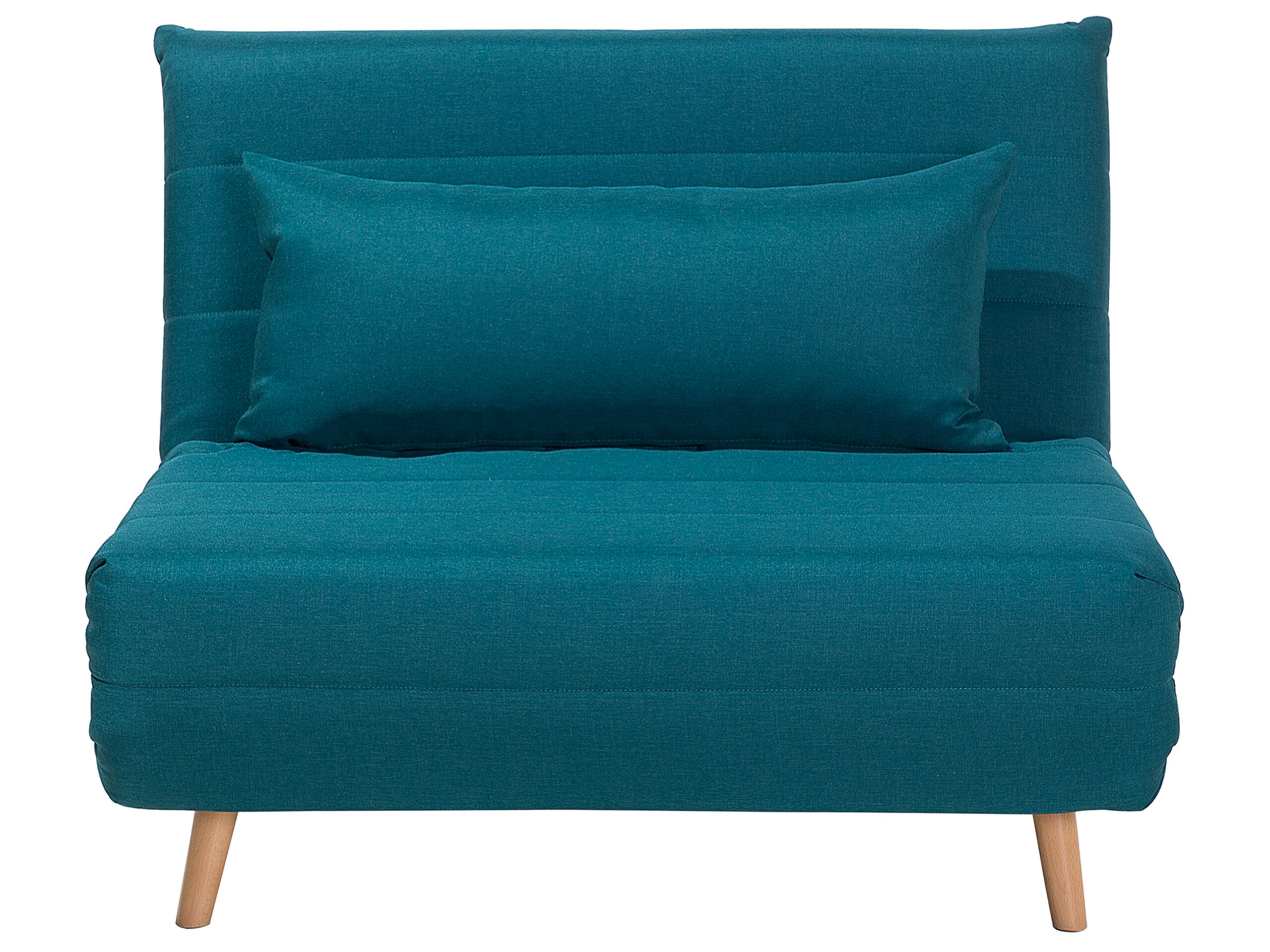 Fabric Single Sofa Bed Blue SETTEN - Gemini Interiors