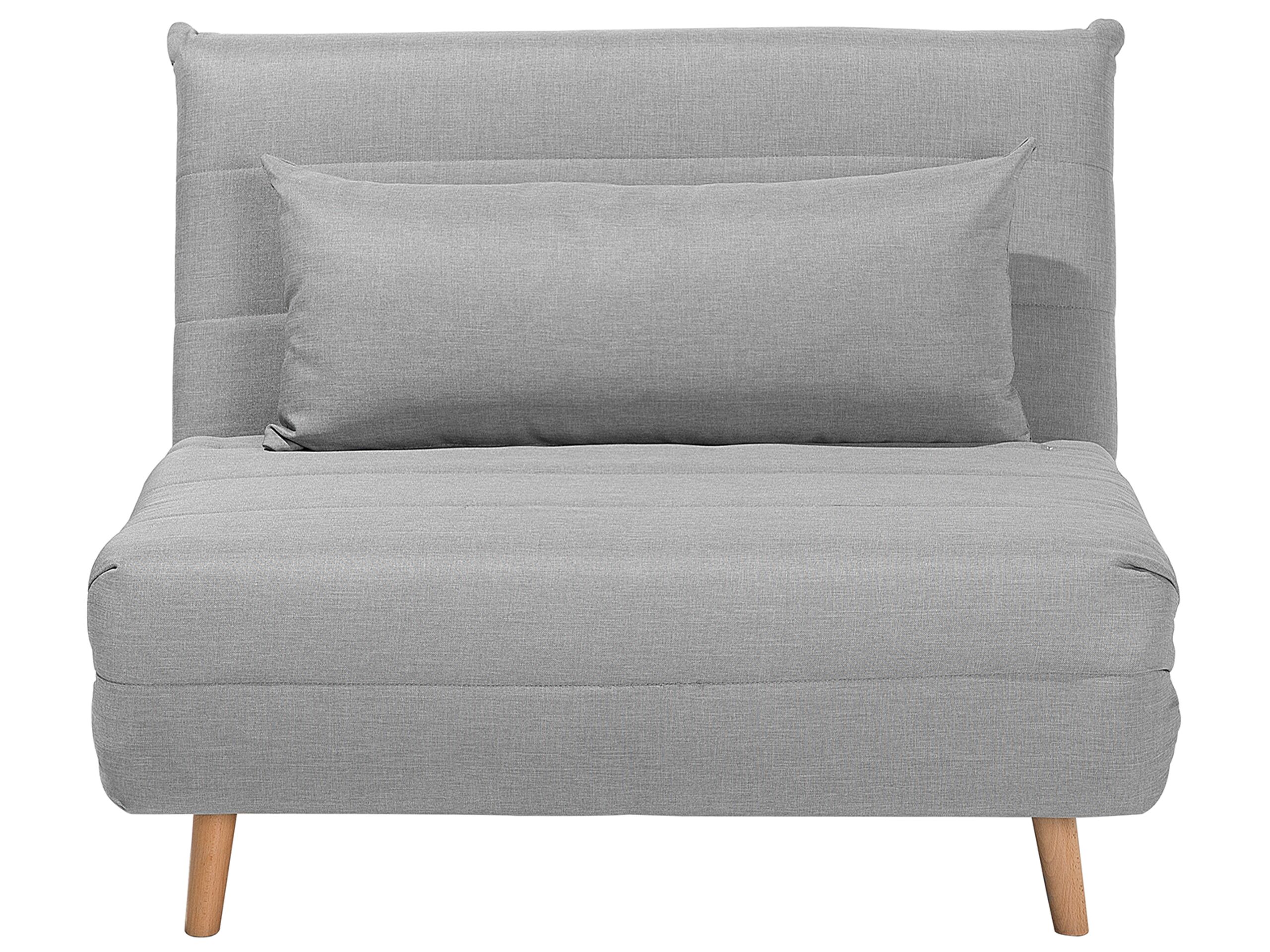 Fabric Single Sofa Bed Grey SETTEN - Gemini Interiors