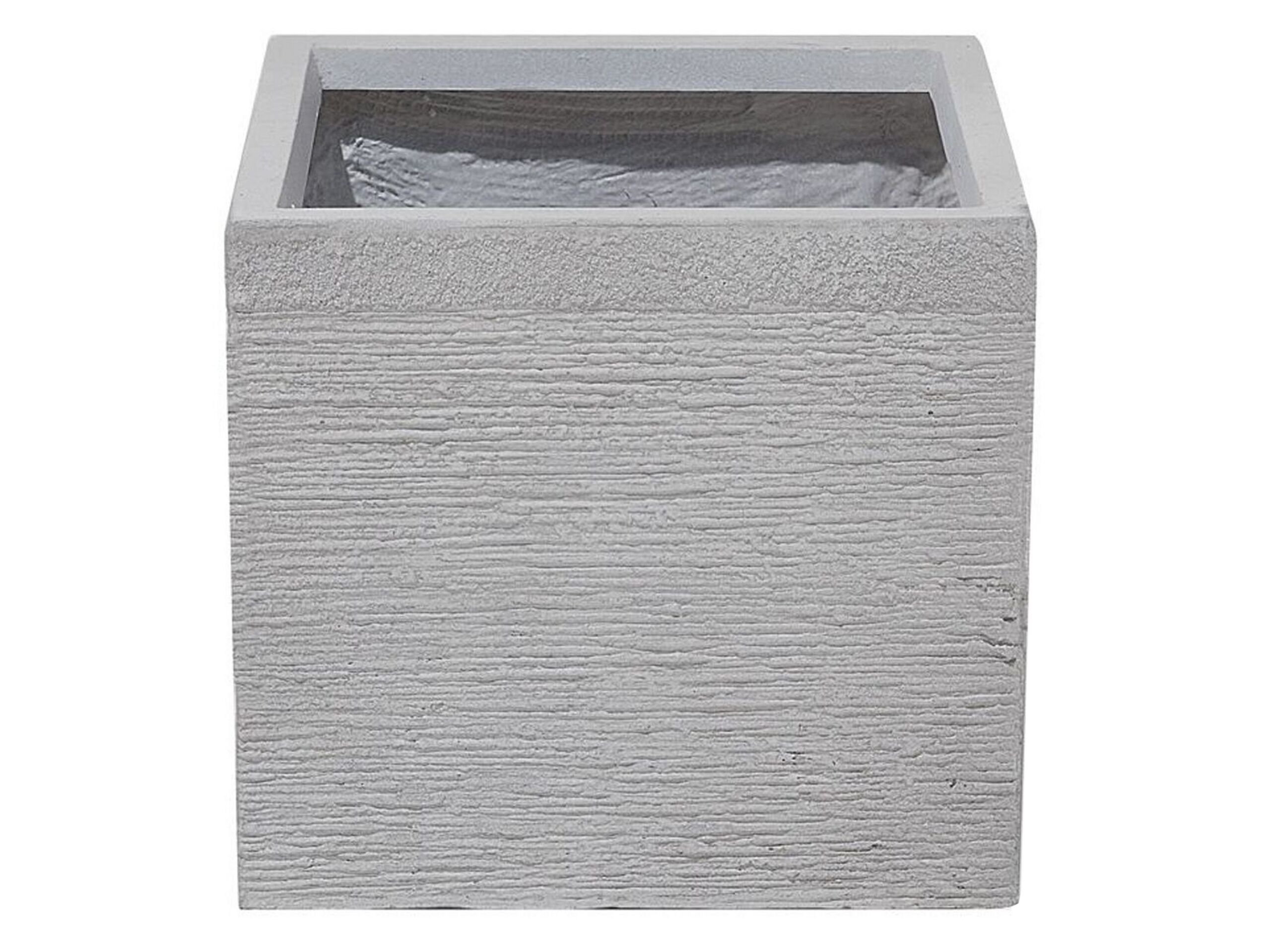 Flower Pot Fibre Clay White 30 x 30 x 28 PAROS - Gemini Interiors