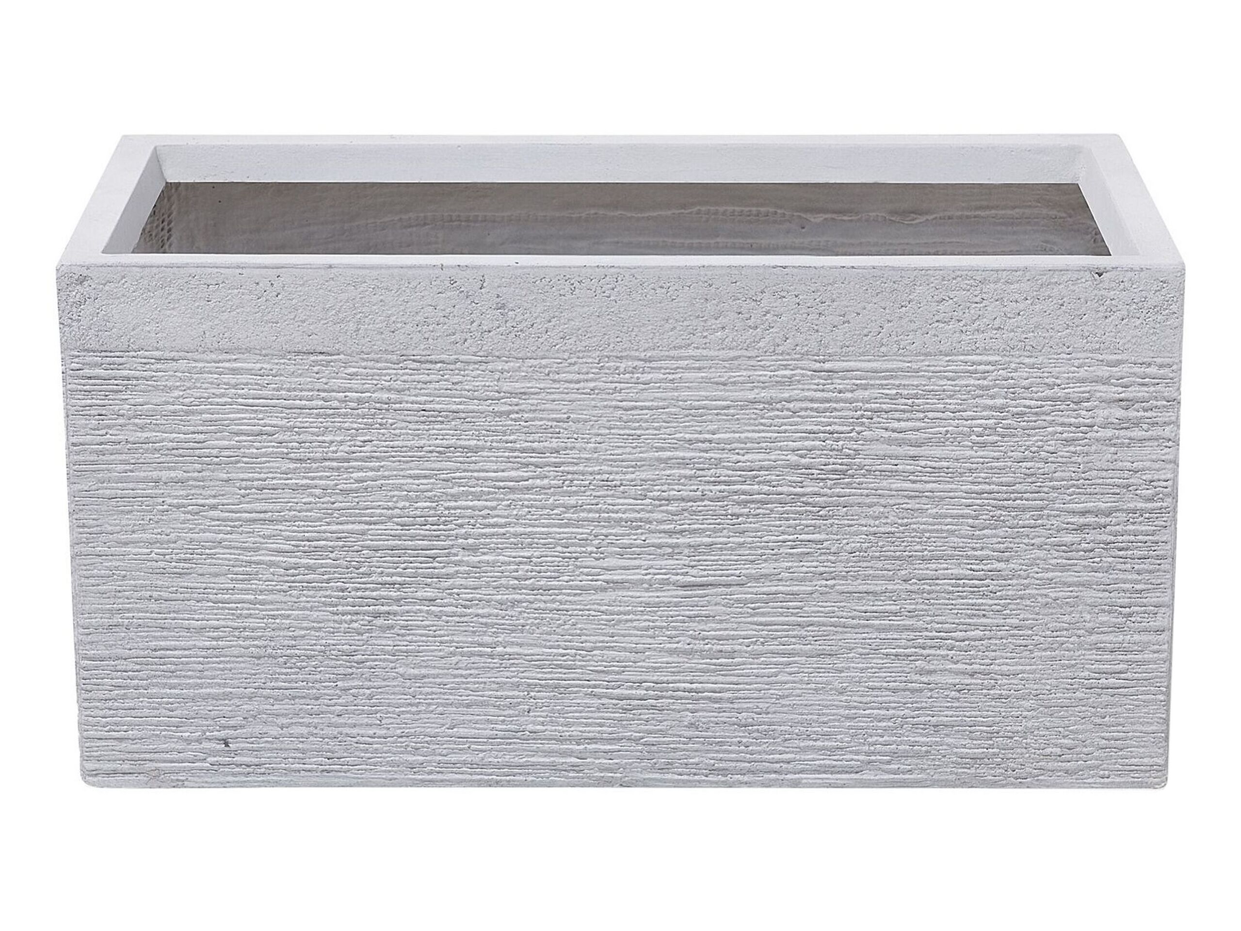 Plant Pot 60 x 29 x 30 cm White MYRA - Gemini Interiors