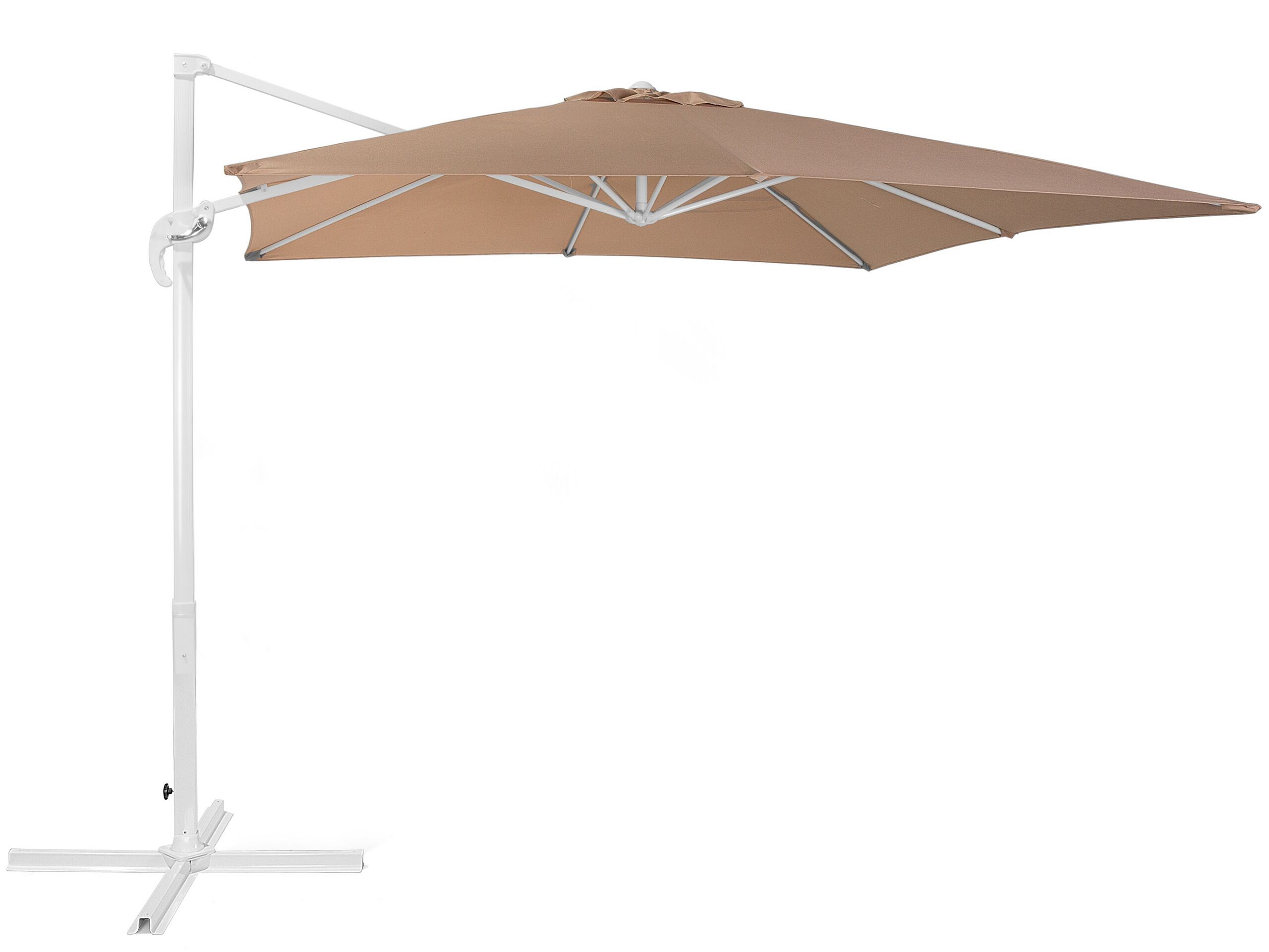 Cantilever Parasol 2.5 x 2.5 m Sand Beige MONZA - Gemini Interiors