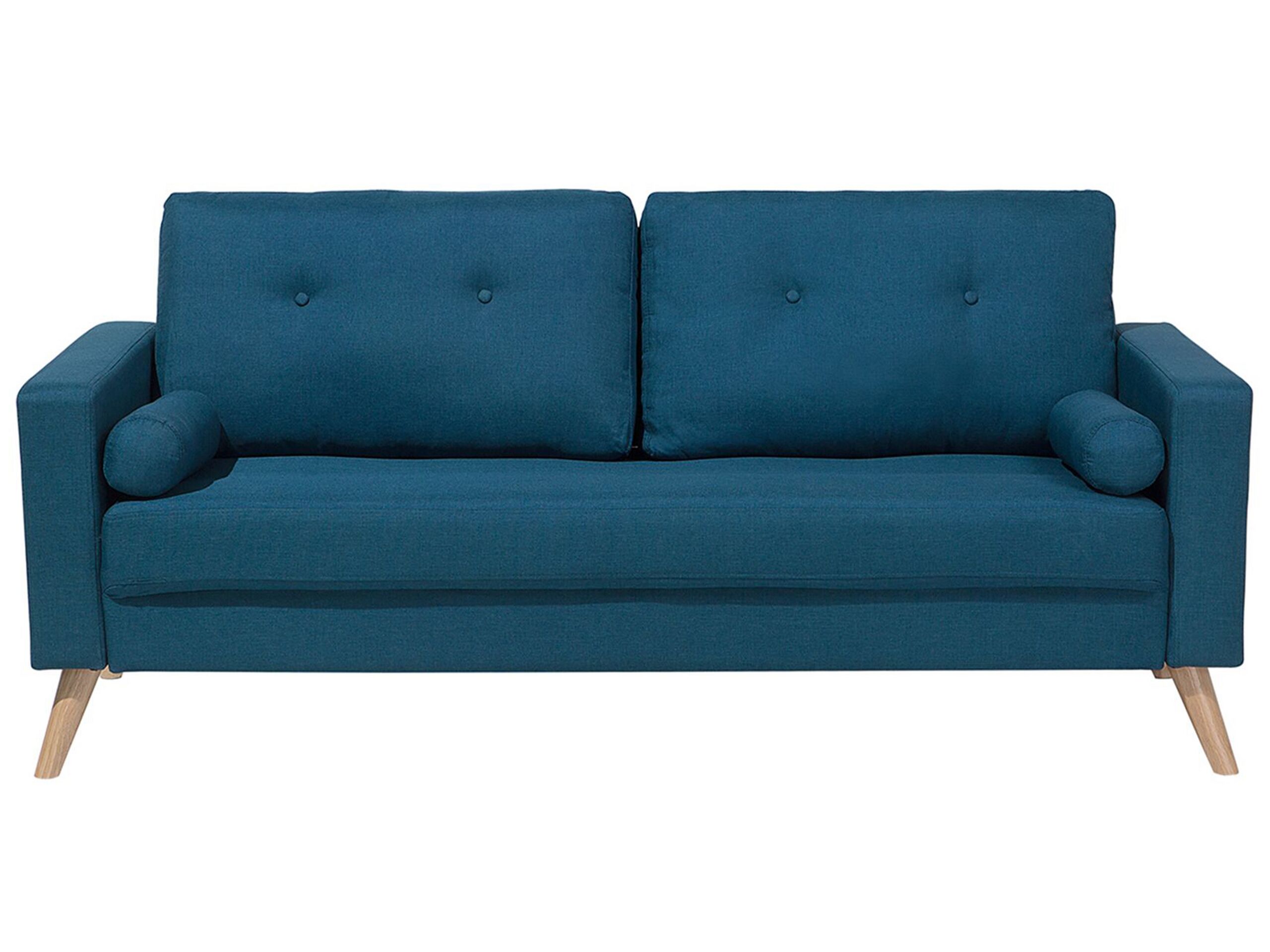 2 Seater Fabric Sofa Blue KALMAR - Gemini Interiors