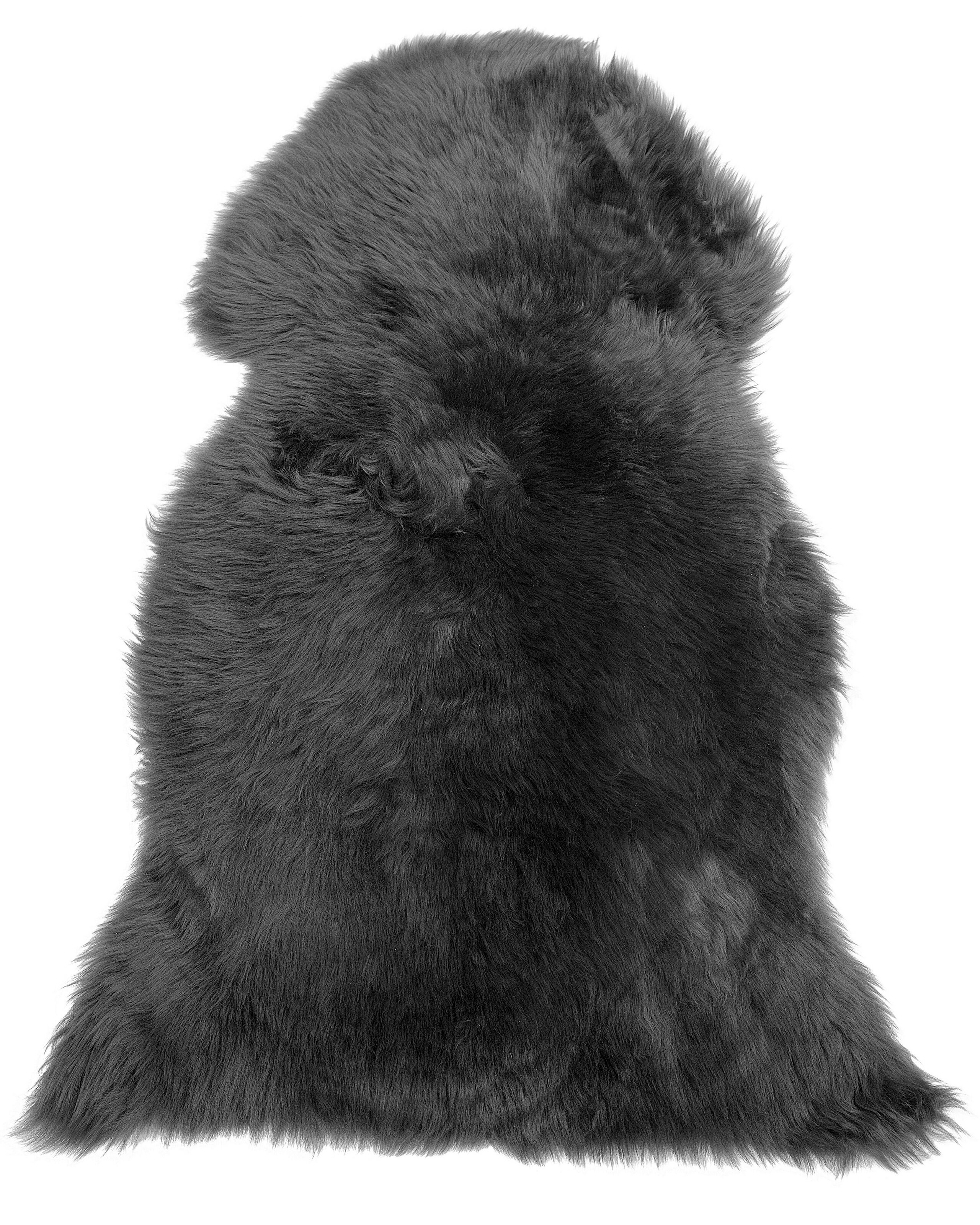 Sheepskin Rug Black - Gemini Interiors