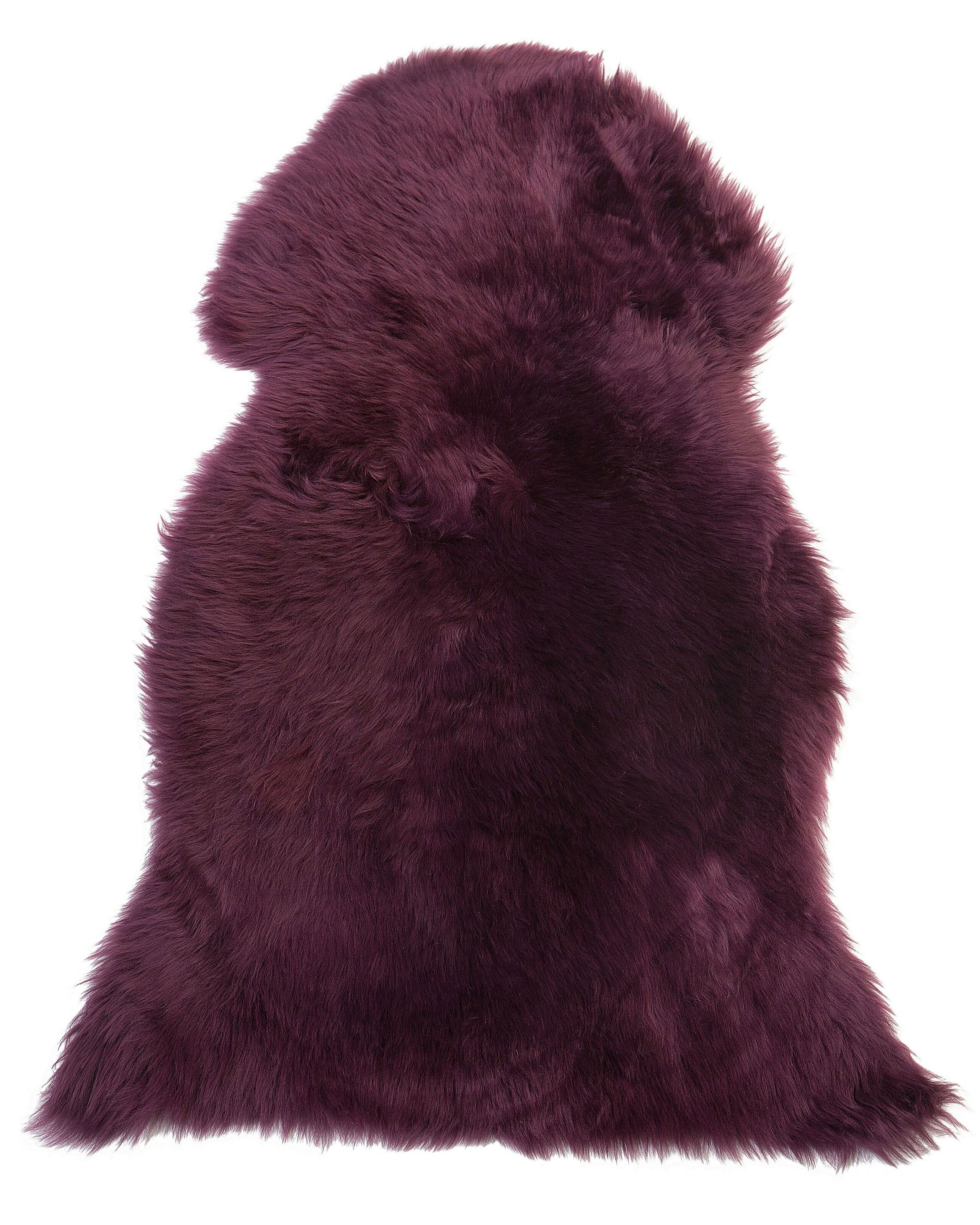 Sheepskin Rug Purple - Gemini Interiors