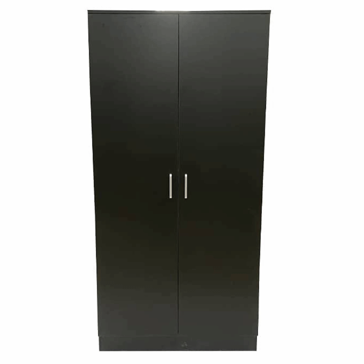 SLEEK 2 Door Wardrobe Black - 80cm