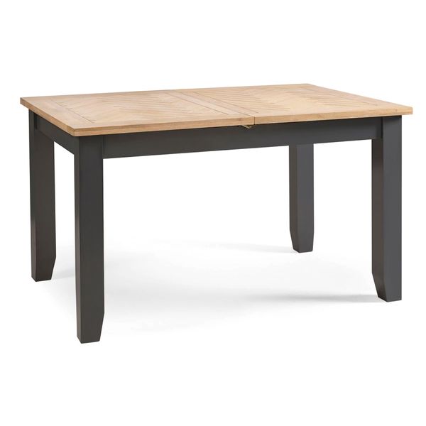 Bordeaux Extending Dining Table Dark Grey - JB Collections