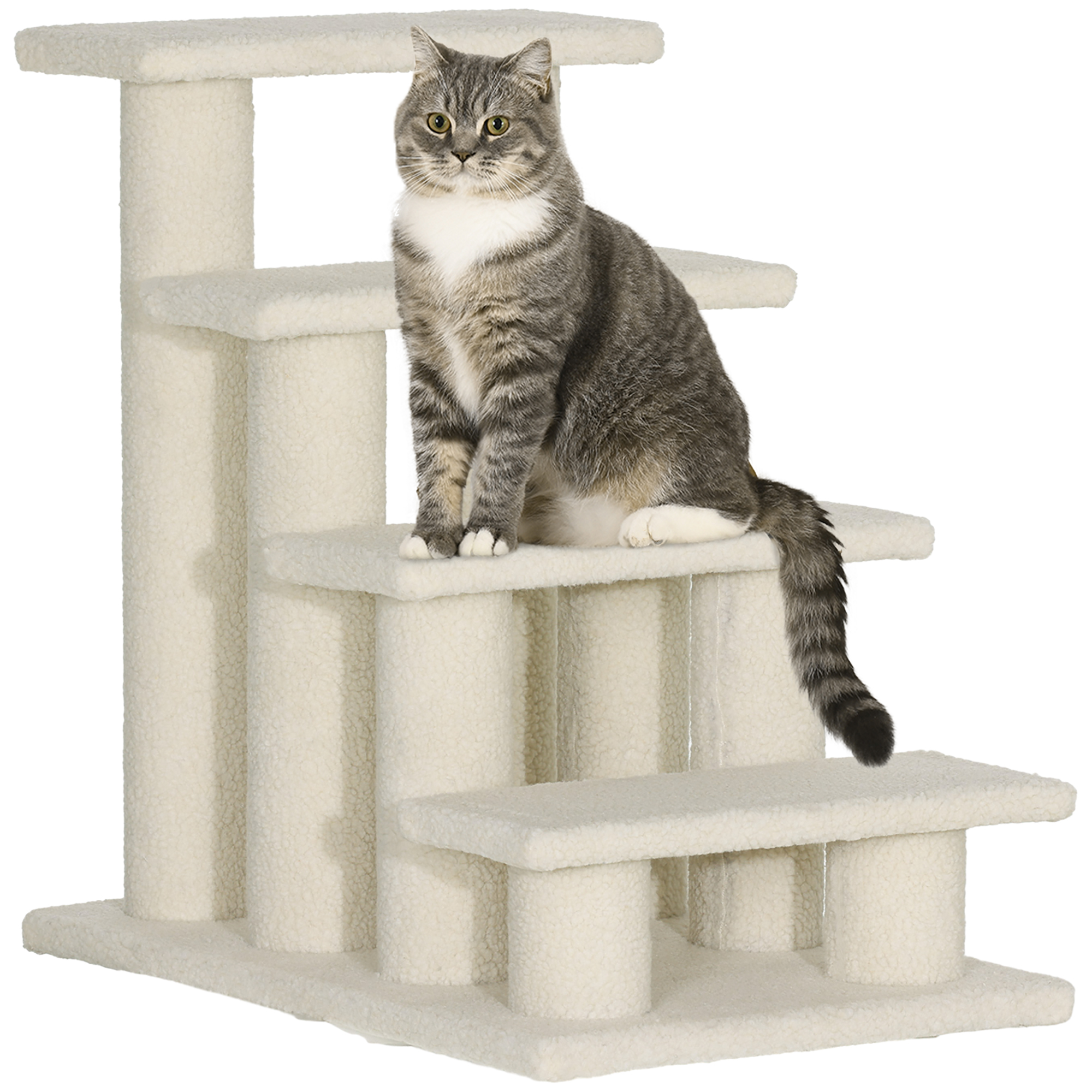Pet Stairs Ramp Cat Tree Ladder Easy Steps Climbing Frame Staircase - Life Essentials