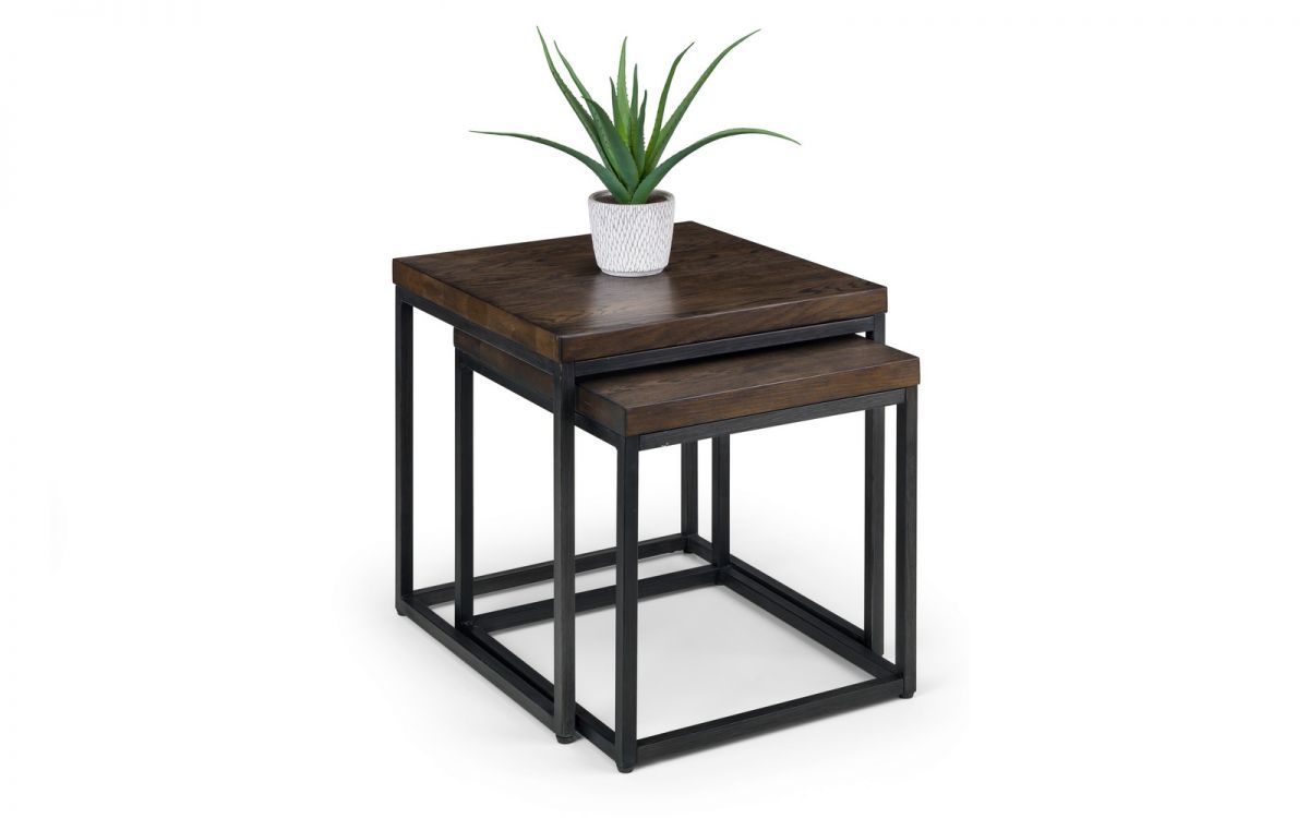 Brooklyn Nesting Lamp Tables - Dark Oak - JB Collections