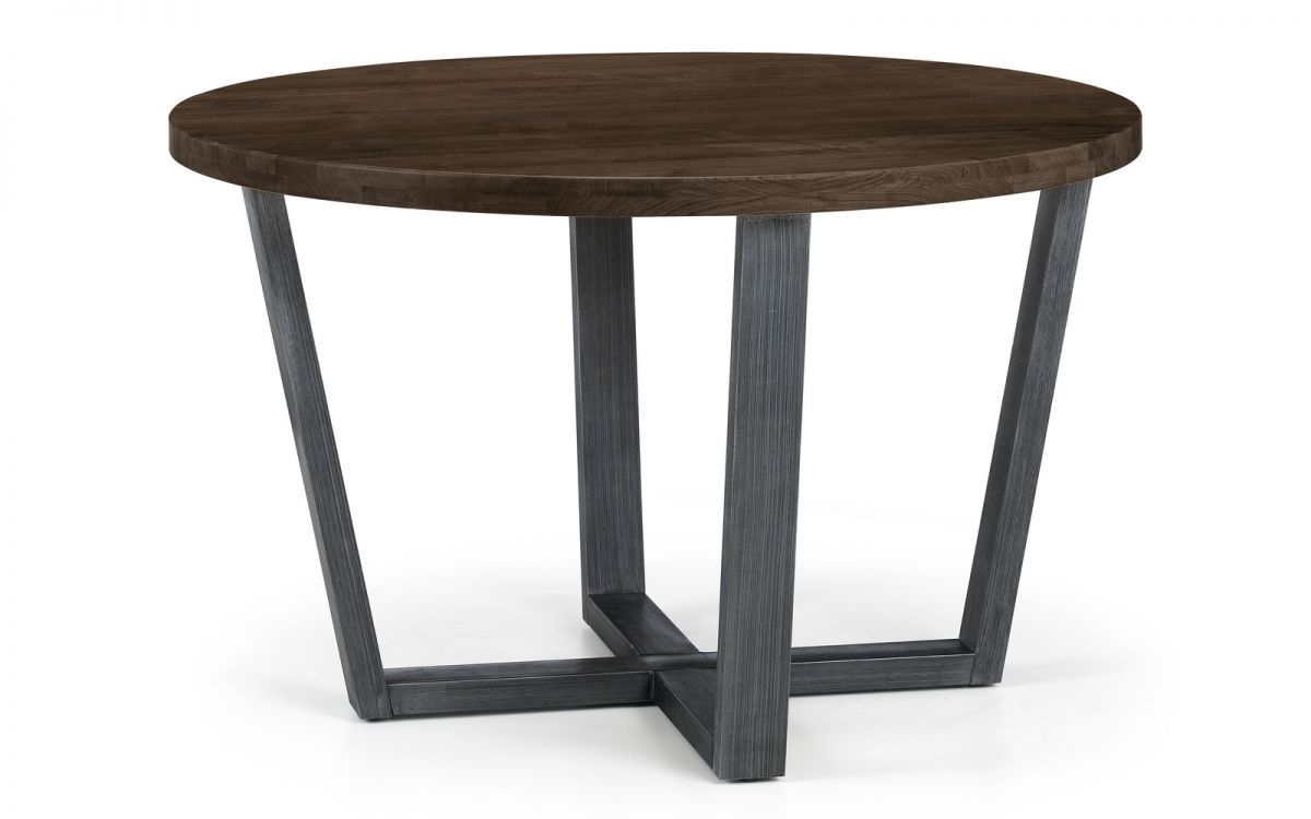 Brooklyn Round Table - Dark Oak - JB Collections