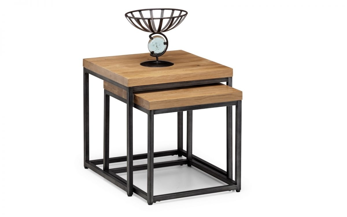 Brooklyn Nesting Lamp Tables - Oak - JB Collections