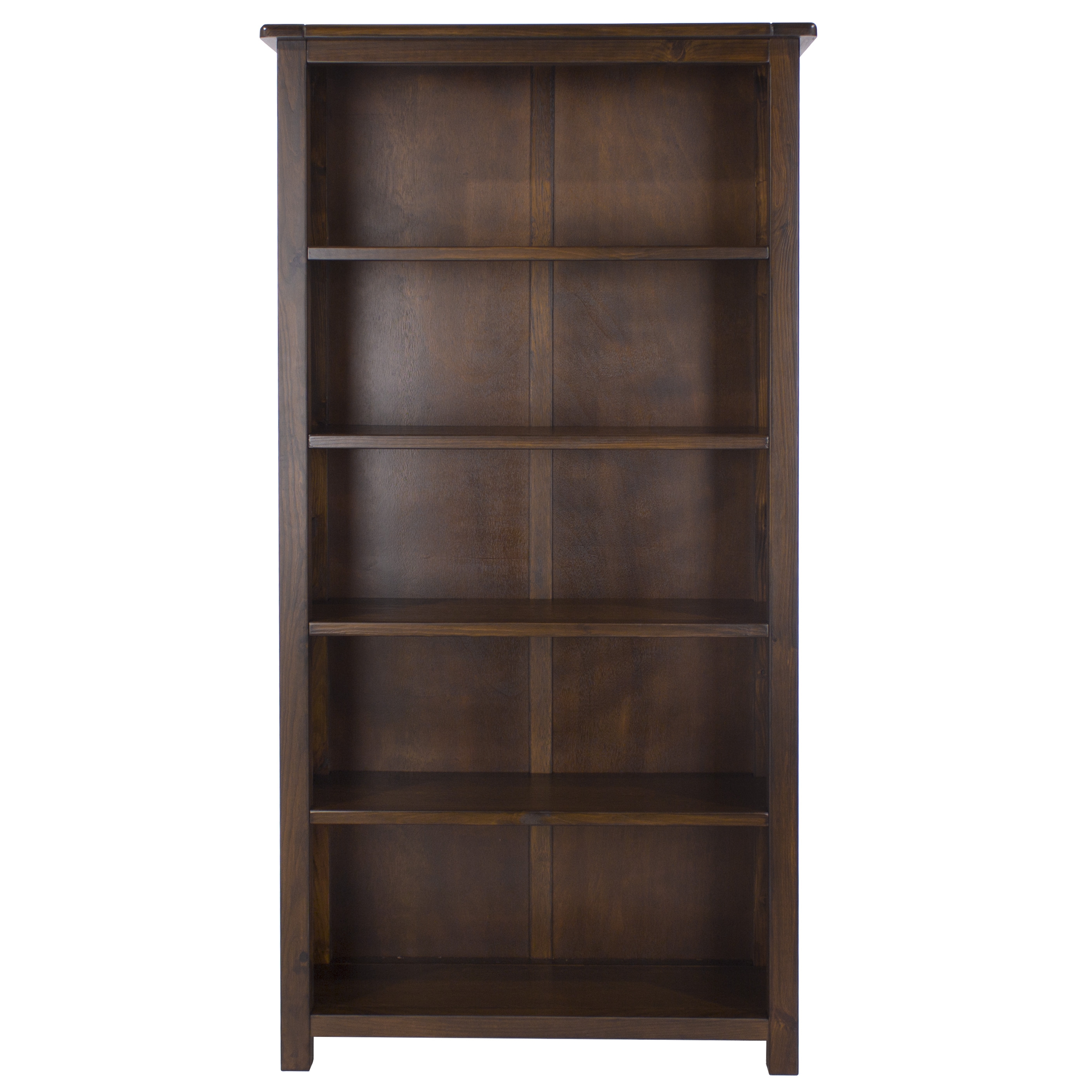 Boston Antique Pine 5-Tier Tall Bookshelf - Colton & Sawyer