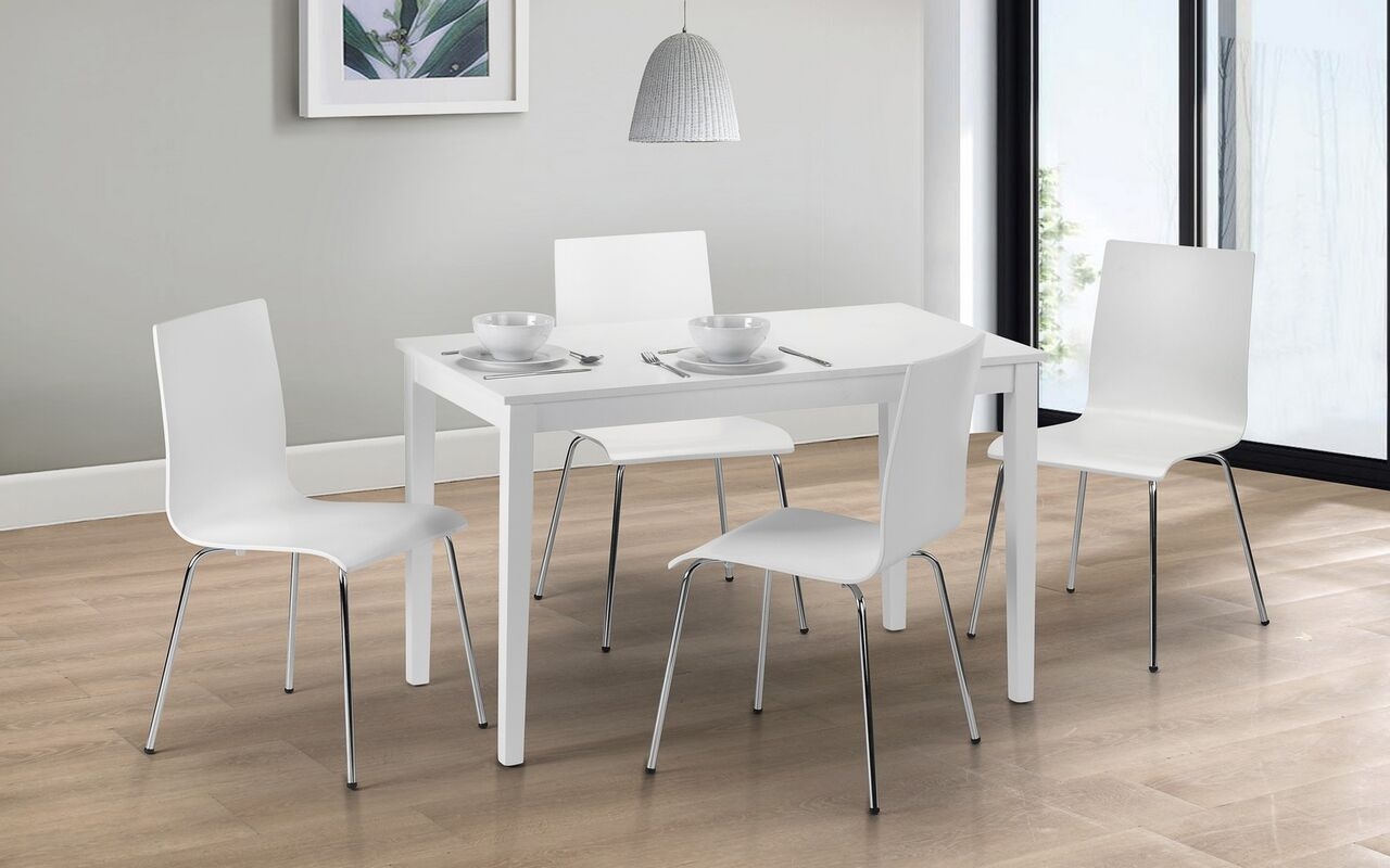 Taku White Dining Table - JB Collections