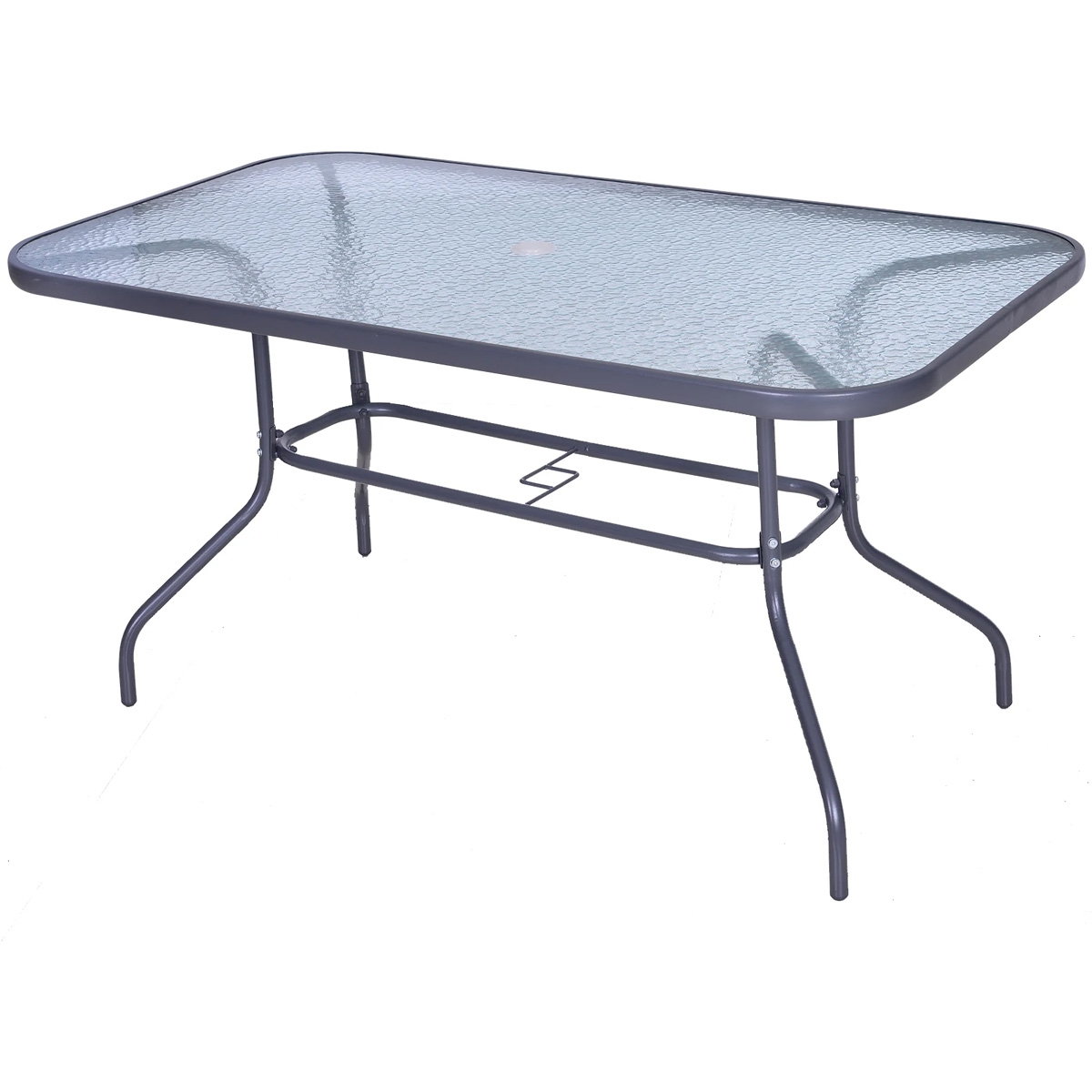 Aquatex Glass Garden Table - Grey - The Garden Savant