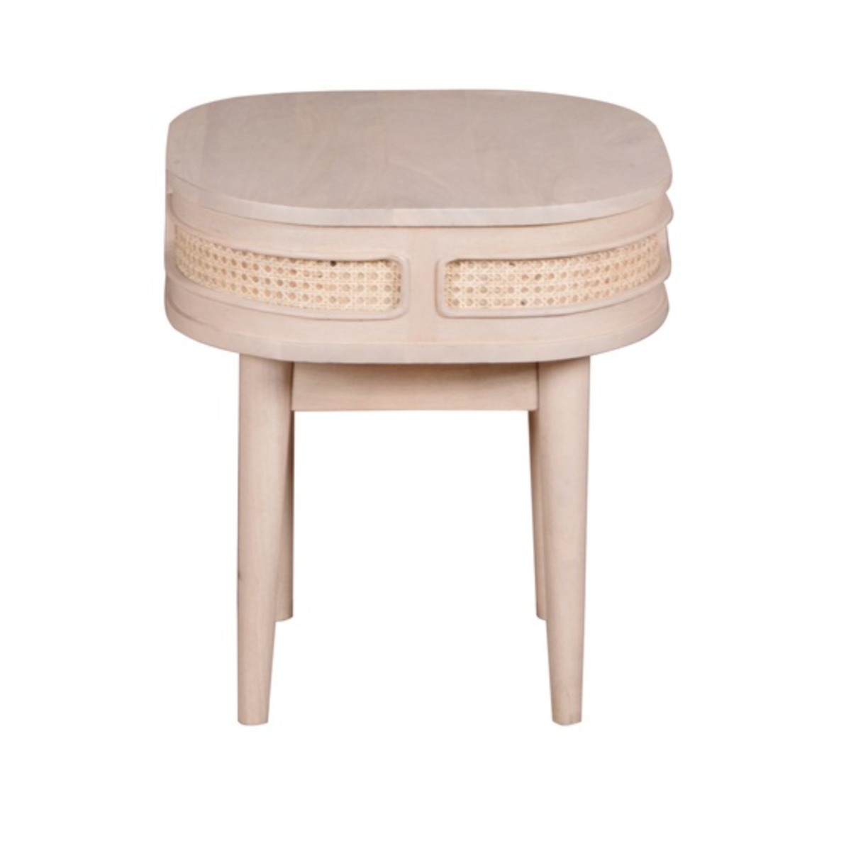 Bedside Table - ROBERTS Nightstand Natural Oak 50cm - Elfrida Interiors