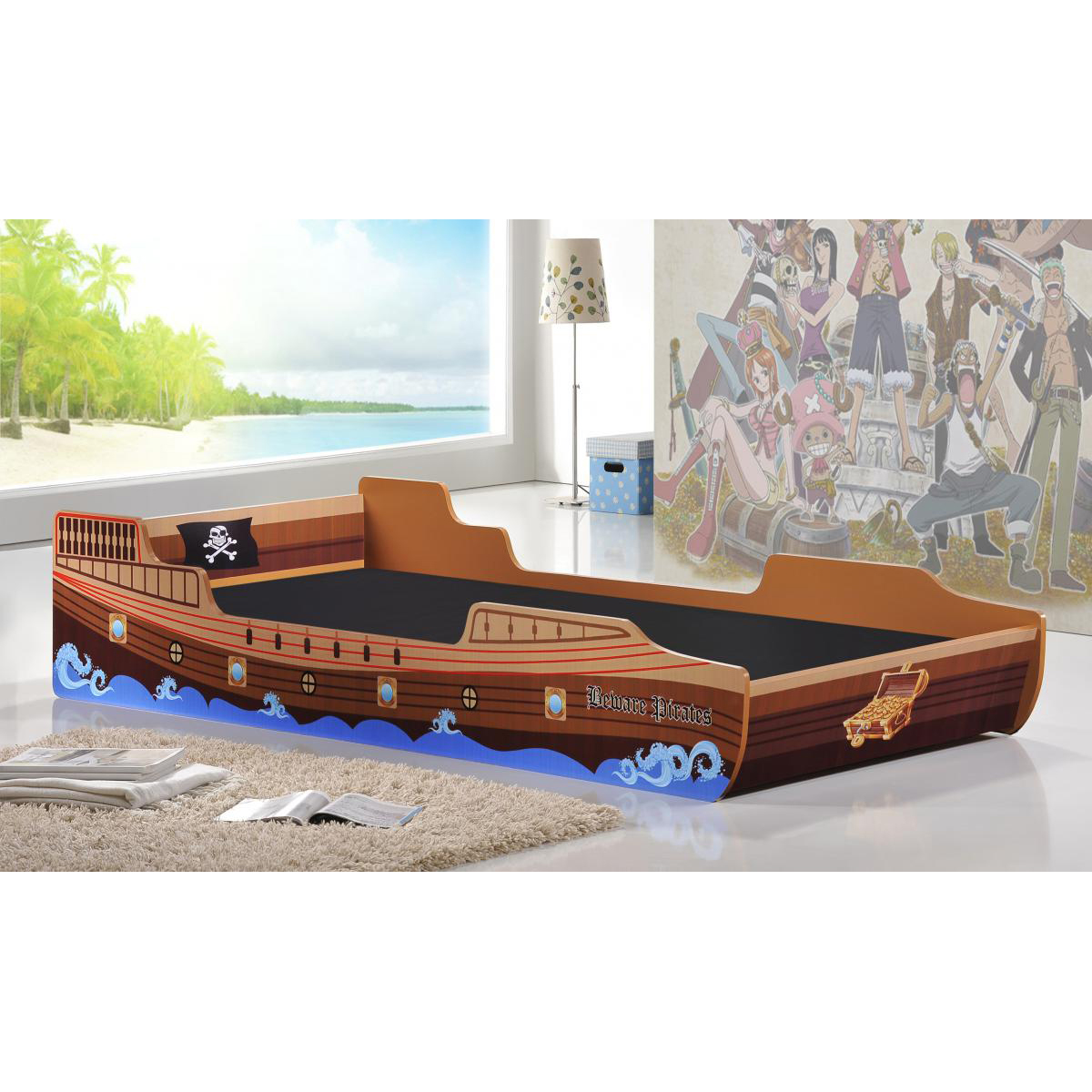 Devon Caribbean Pirate Ship Bed - Single - Sigrid Mills