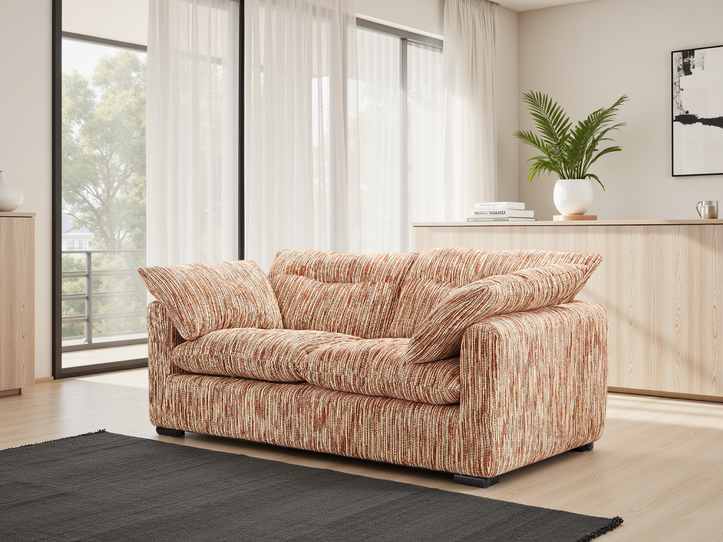 HAWKSTONE Fabric 2 Seater Sofa - Beige - Sofa So Good