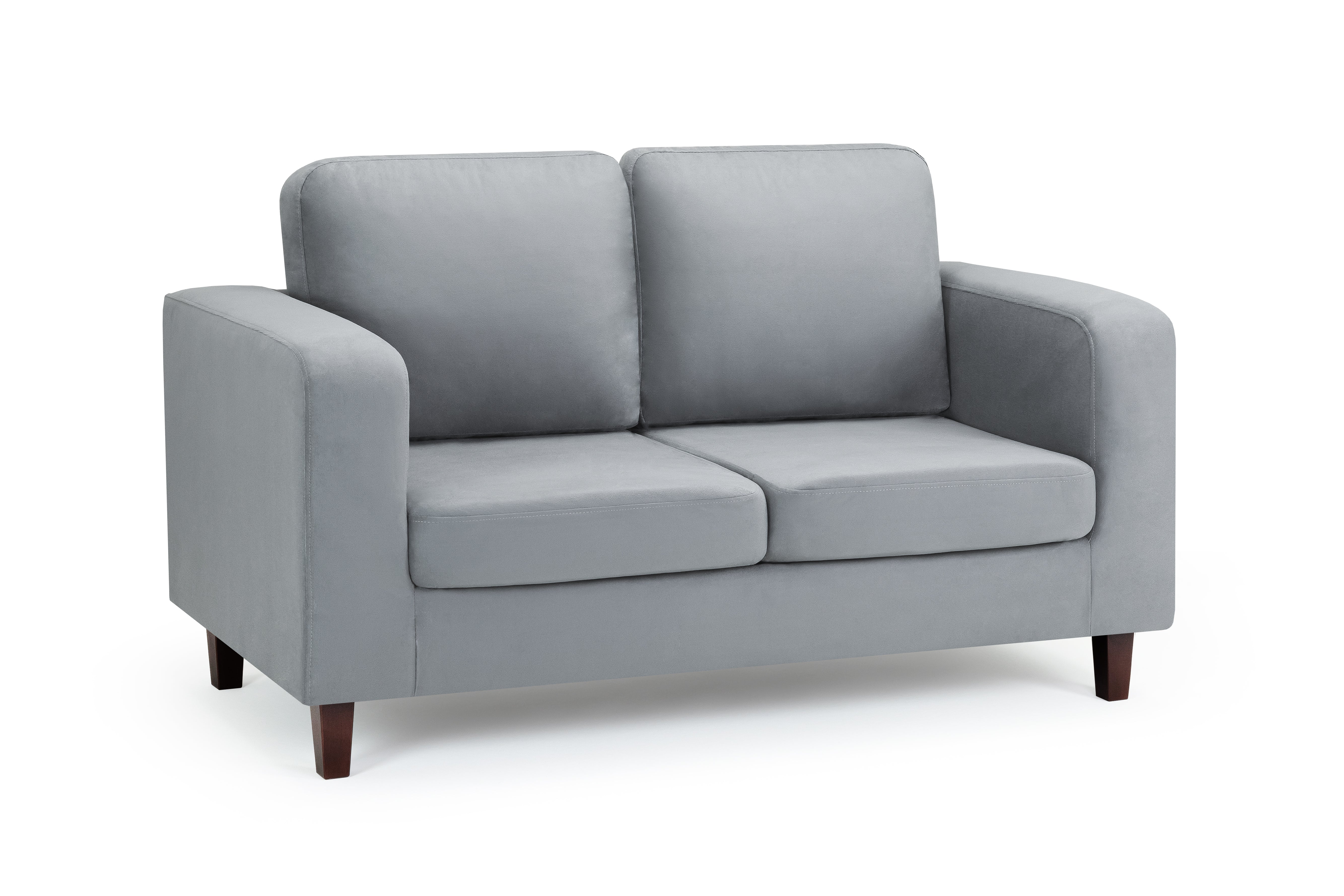 2 Seater Sofa - LISA 2 Seater Sofa Grey 140cm - Sofa So Good