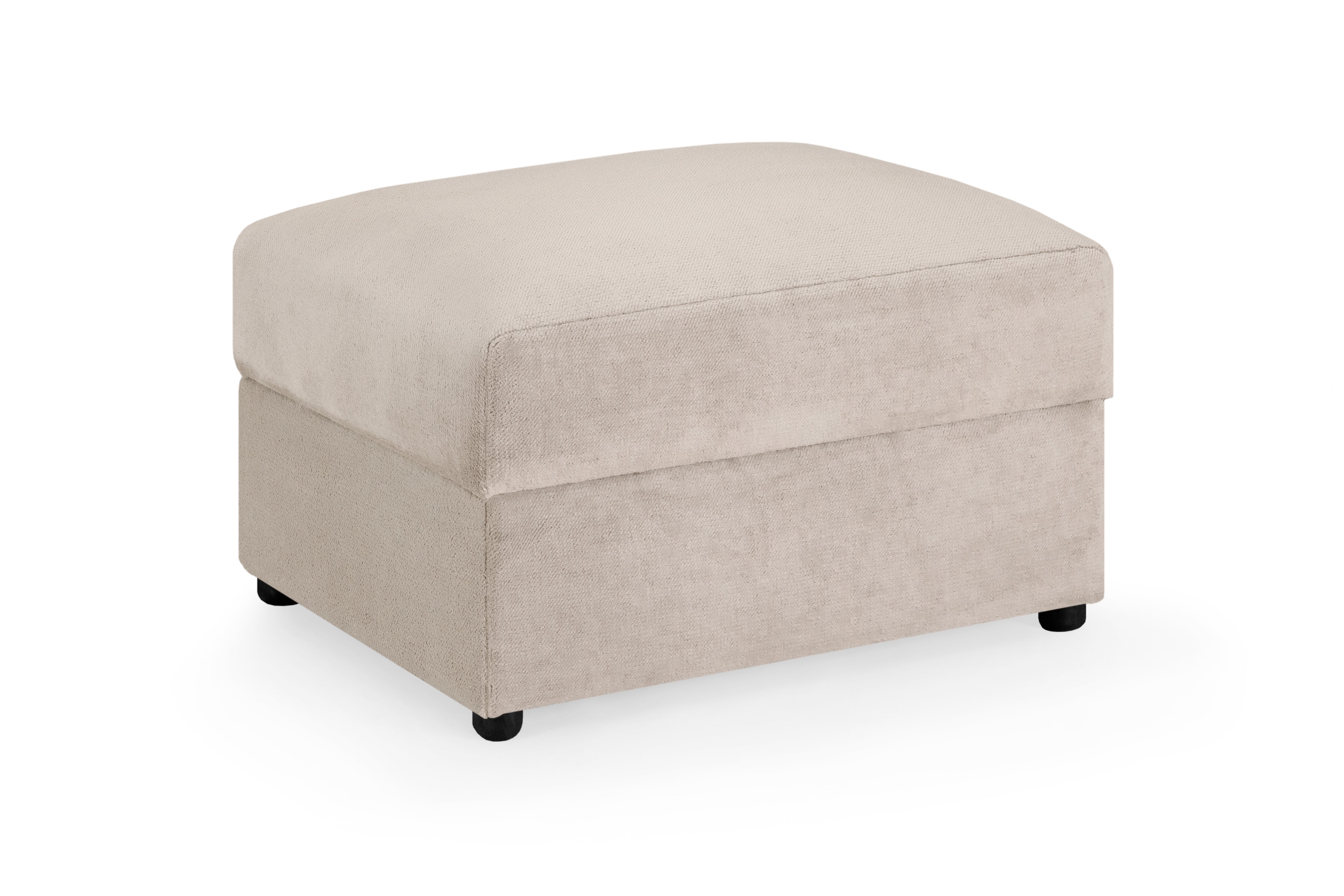 Footstool - ANDREW Velvet Footstool Mocha 78cm - Sofa So Good