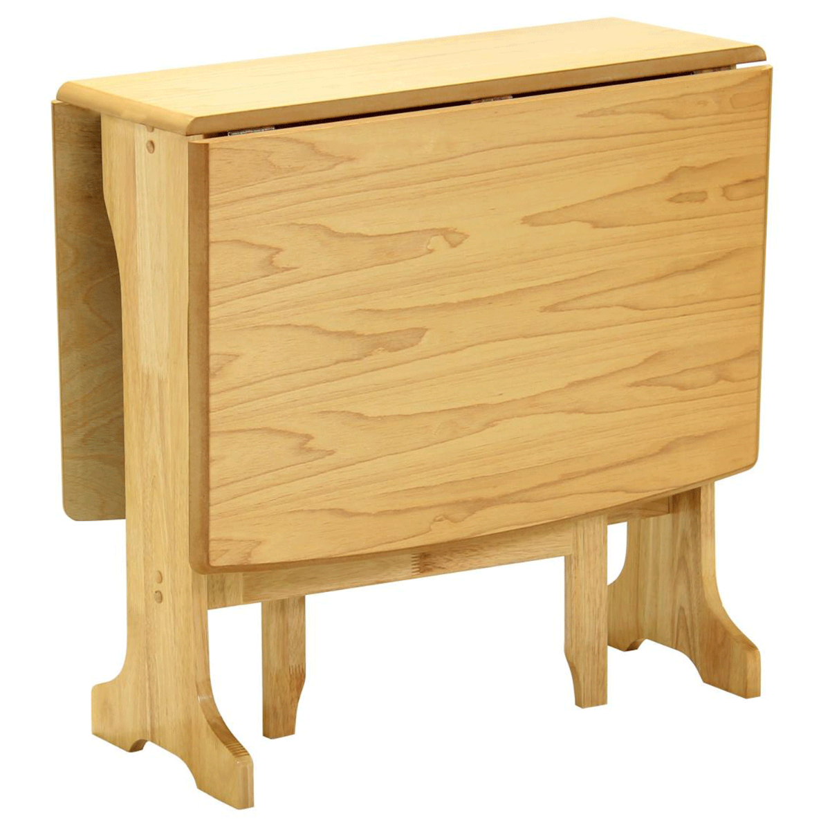 Tuscaloosa 2-Leaf Extendable Dining Table Classic Appeal in Natural Finish - Sigrid Mills