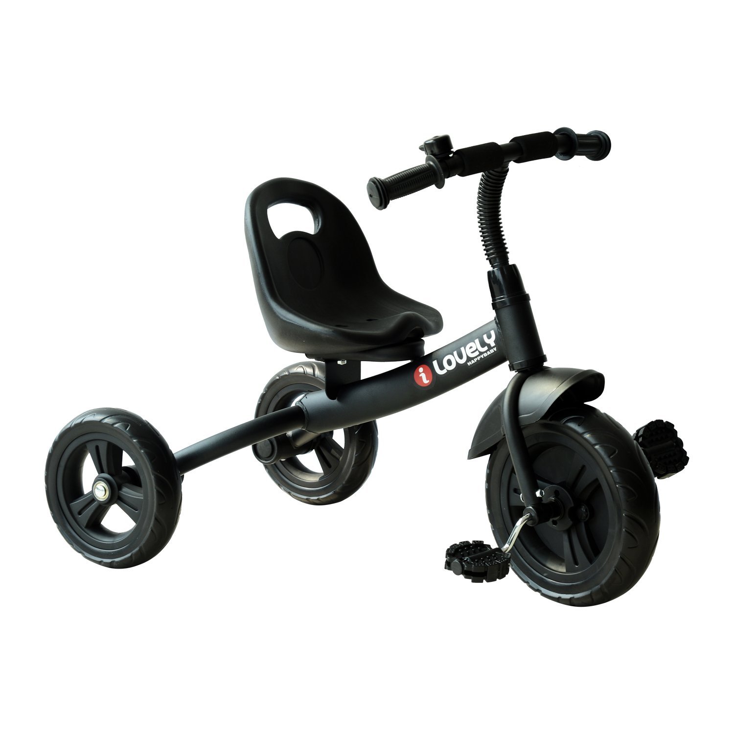 Baby Kids Children Toddler Tricycle Ride on 3 Wheels Bike (Black) - Life Essentials