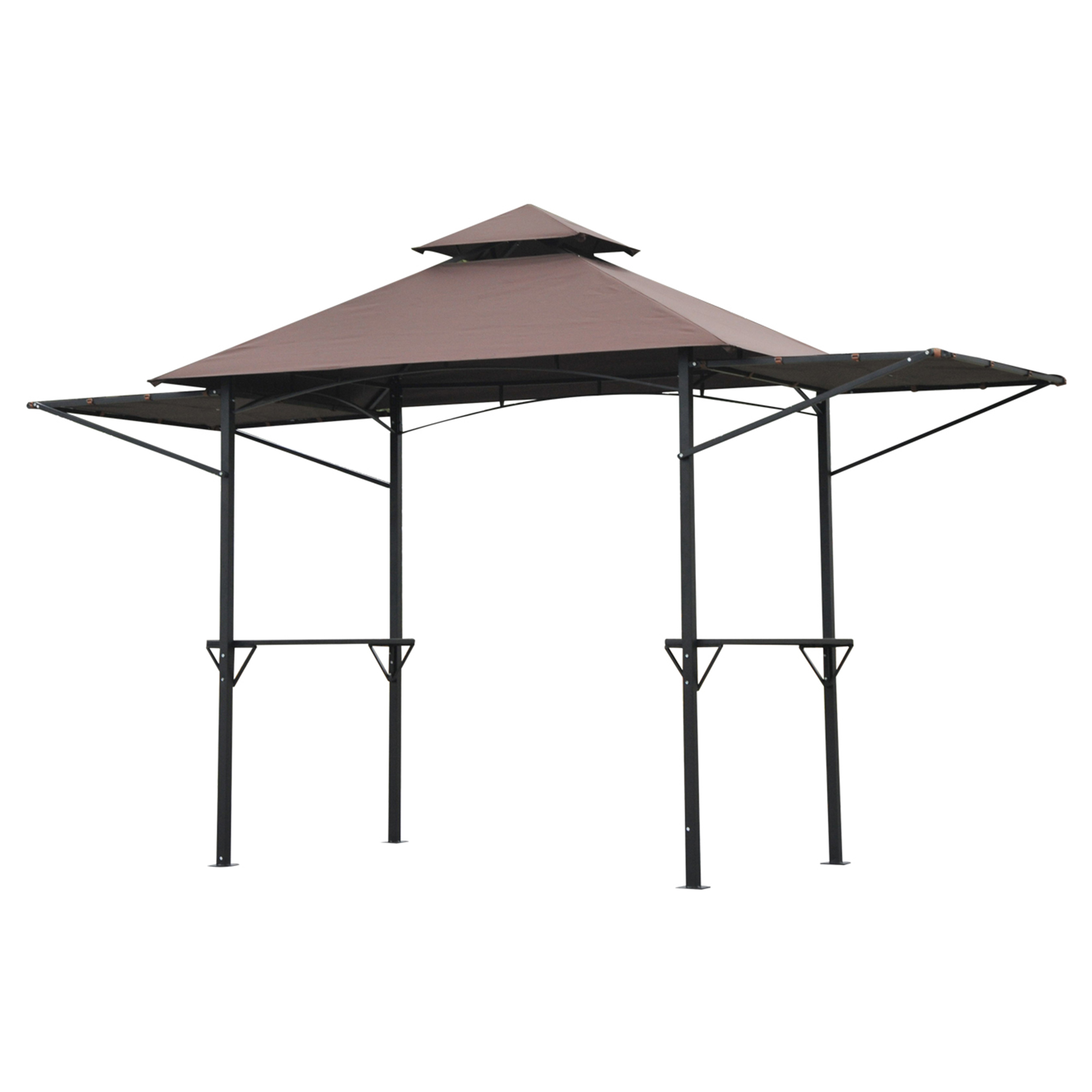 250L x 150W cm Waterproof Canopy Awing-Coffee - Life Essentials