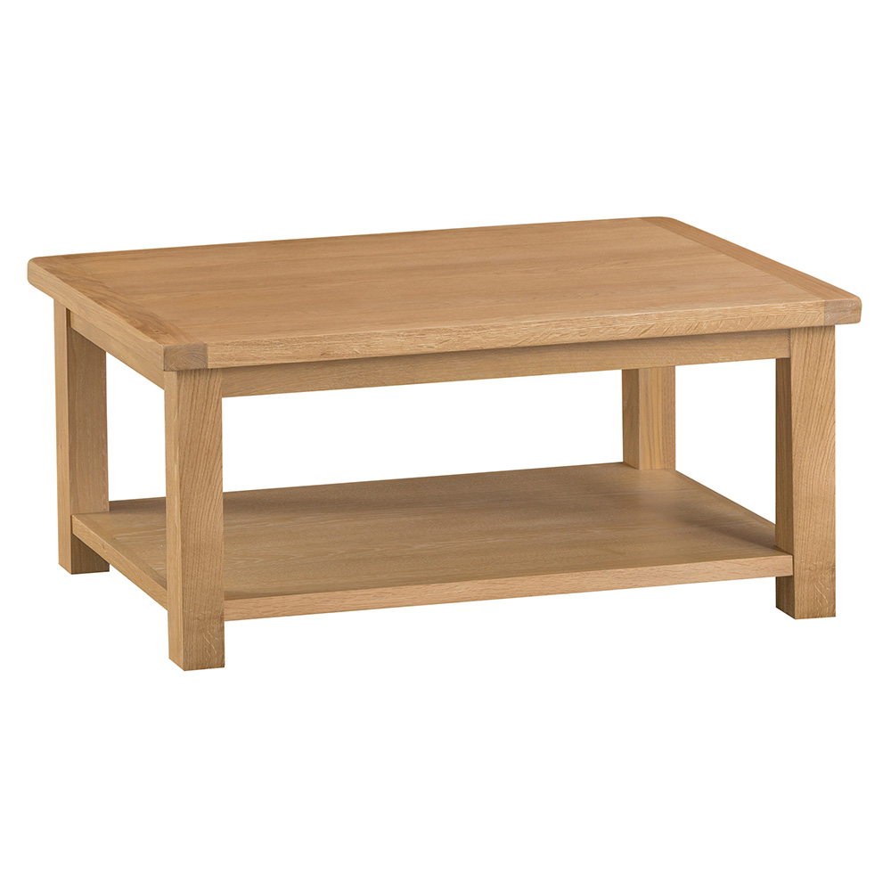 Classic Coffee Table - Medium Oak Finish - Kettle Homes