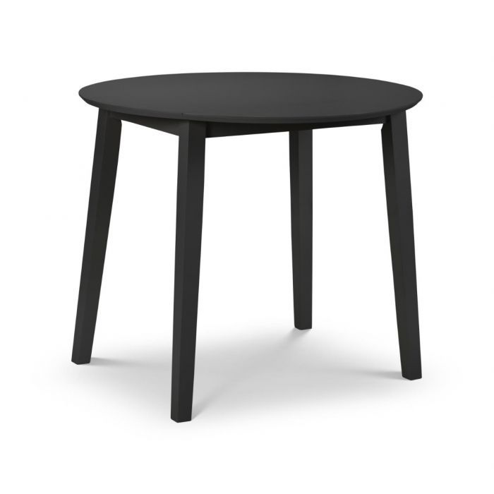 Coast Black Dropleaf Table - Black - JB Collections