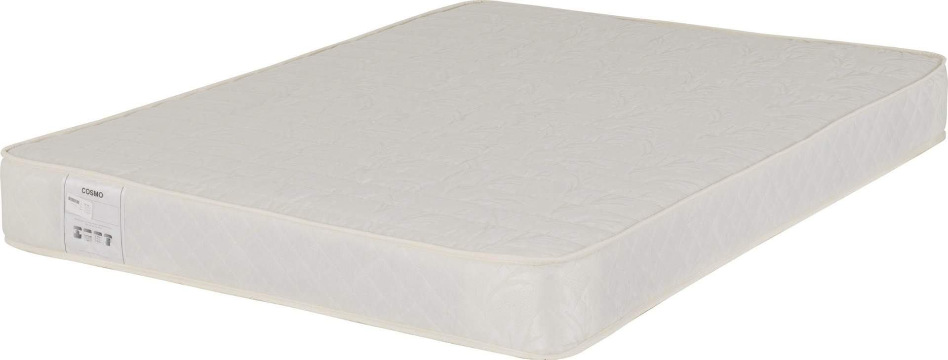 Cosmo 4ft Mattress - Cream - Budget Deals