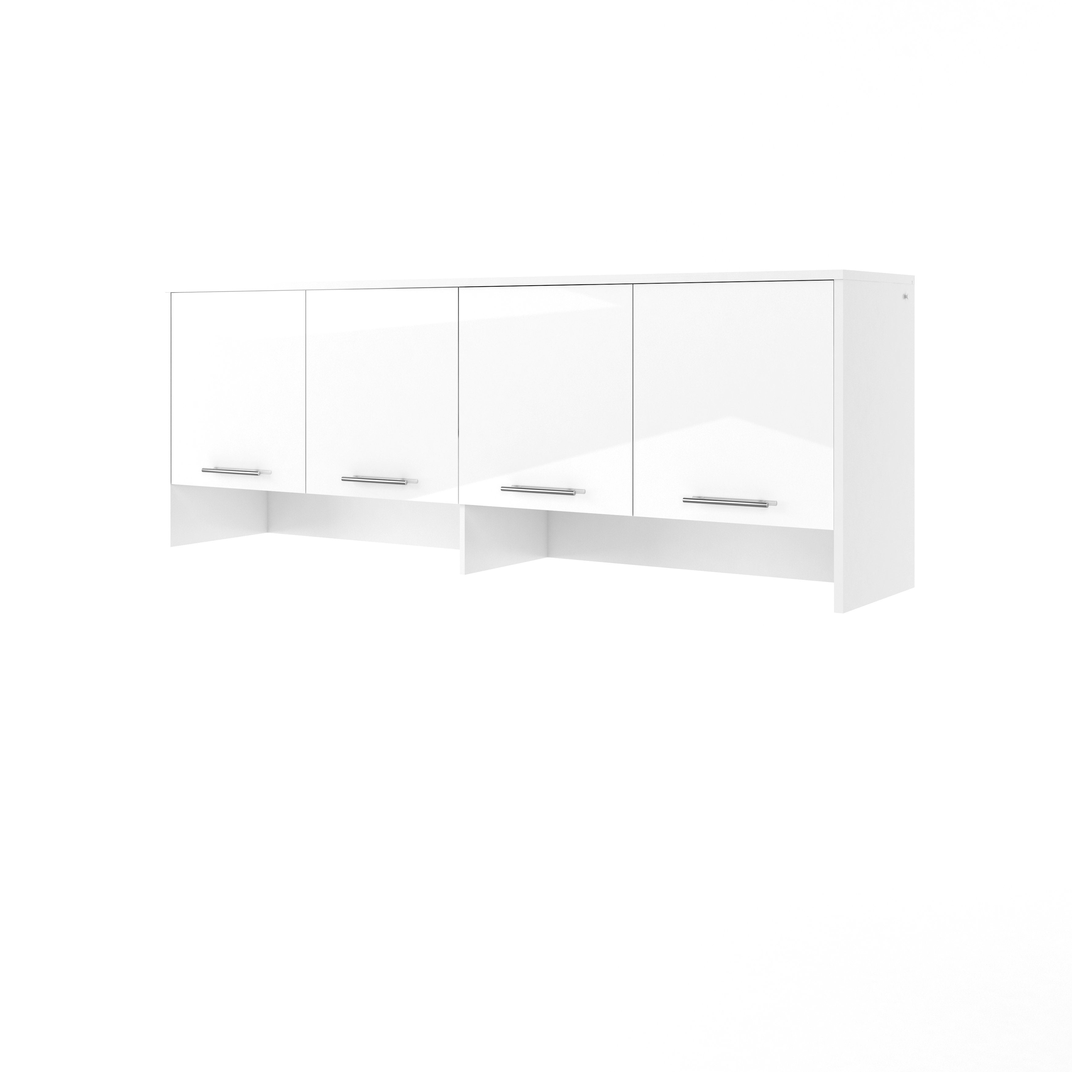 Over Bed Unit for ArtNest Horizontal Wall Bed Concept 120cm - White Gloss - Art Nest