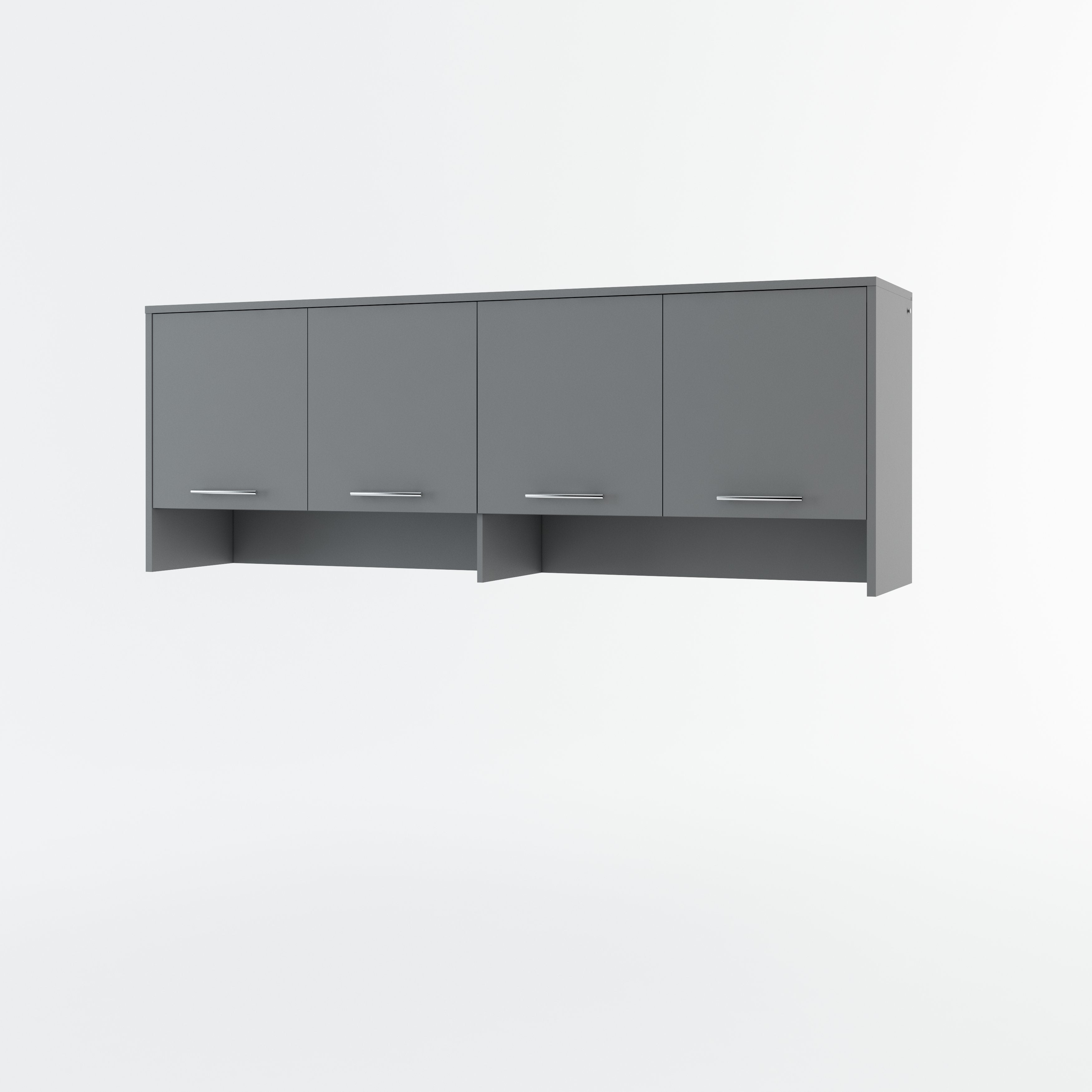 Over Bed Unit for ArtNest Horizontal Wall Bed Concept 120cm - Matt Grey - Art Nest