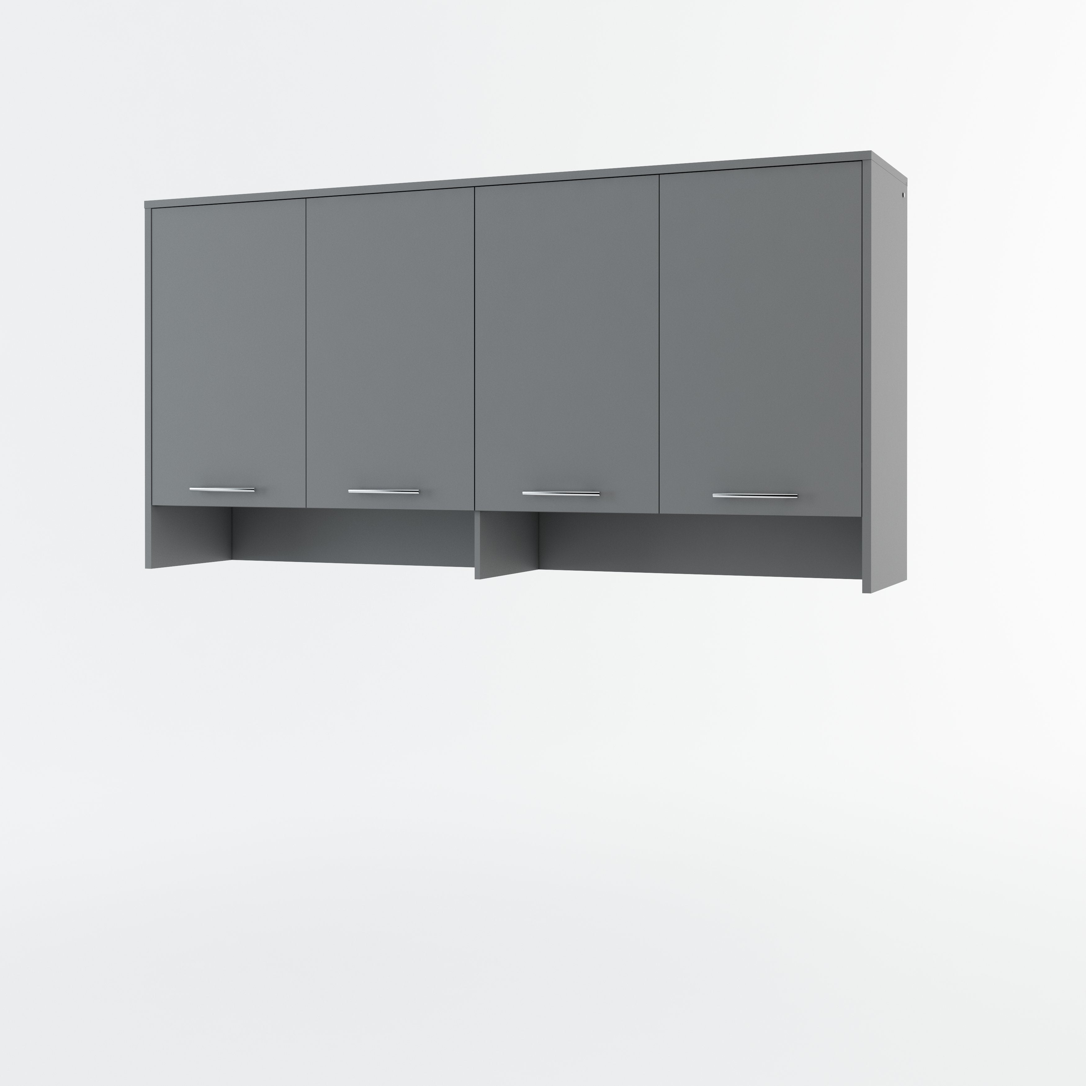 Over Bed Unit for ArtNest Horizontal Wall Bed Concept 90cm - Matt Grey - Art Nest