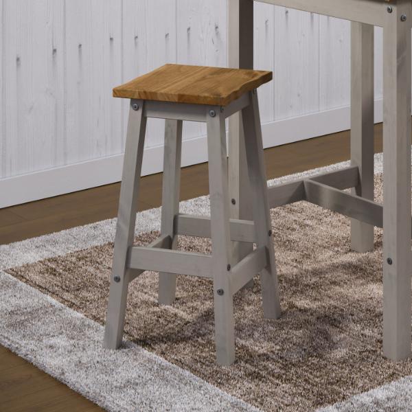 Ethans Rustic Live Edge Bar Stool - Set of 2 - Colton & Sawyer