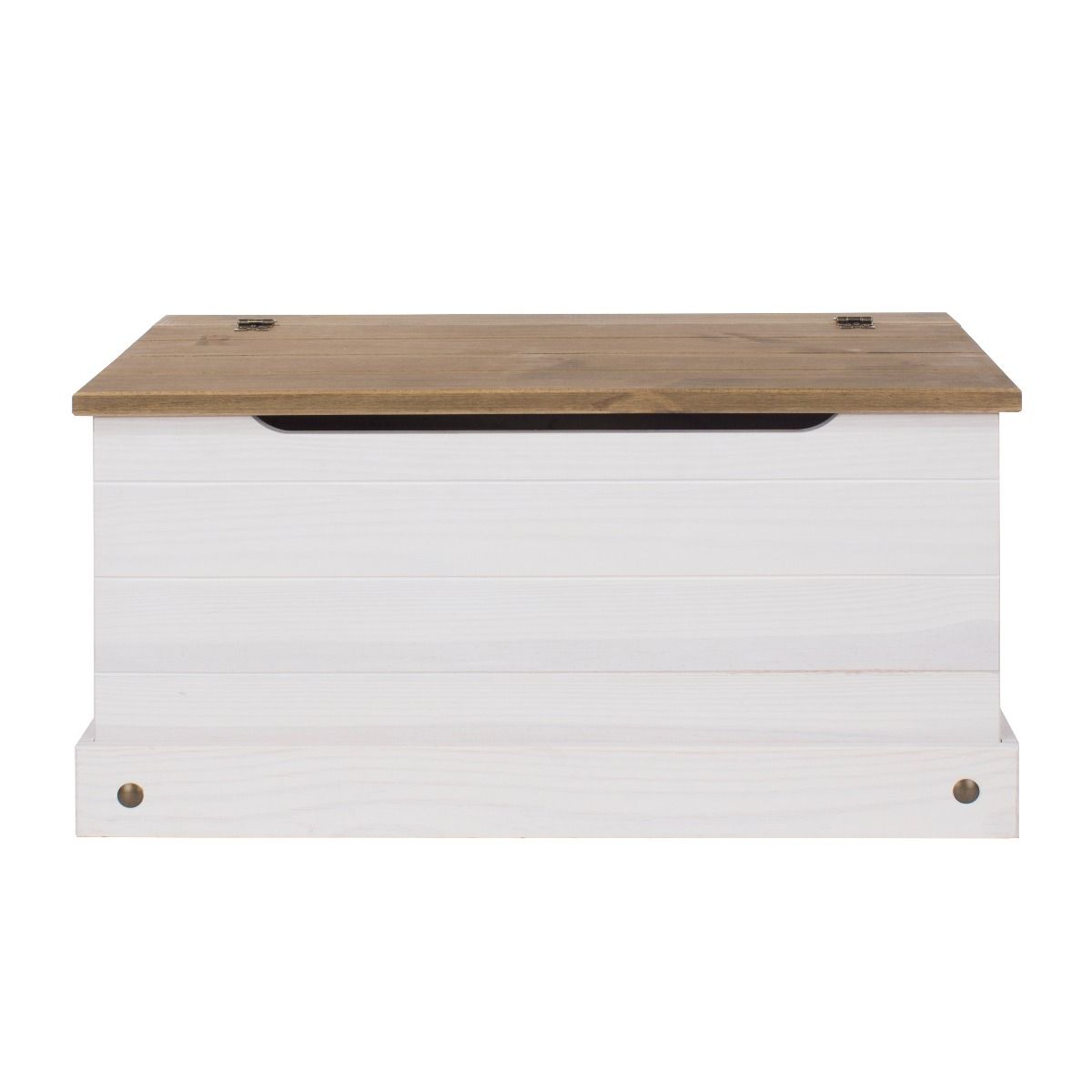 Corona Ottoman Storage Chest - White - Colton & Sawyer