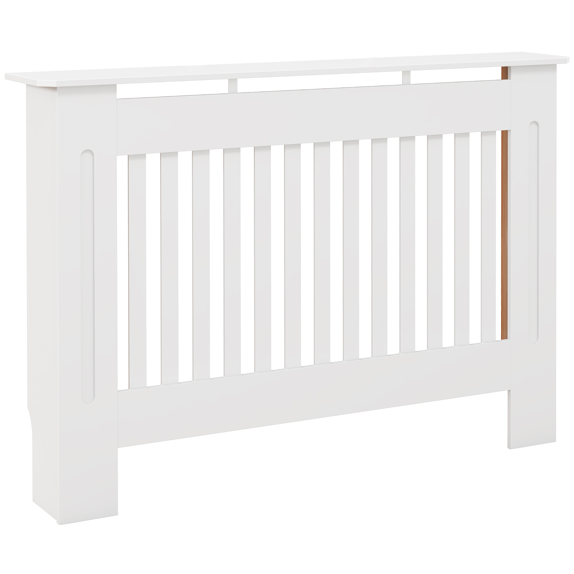 Minimalist Contemporary Radiator Covers MDF Radiator Cover 112x81x19cm White - Life Essentials
