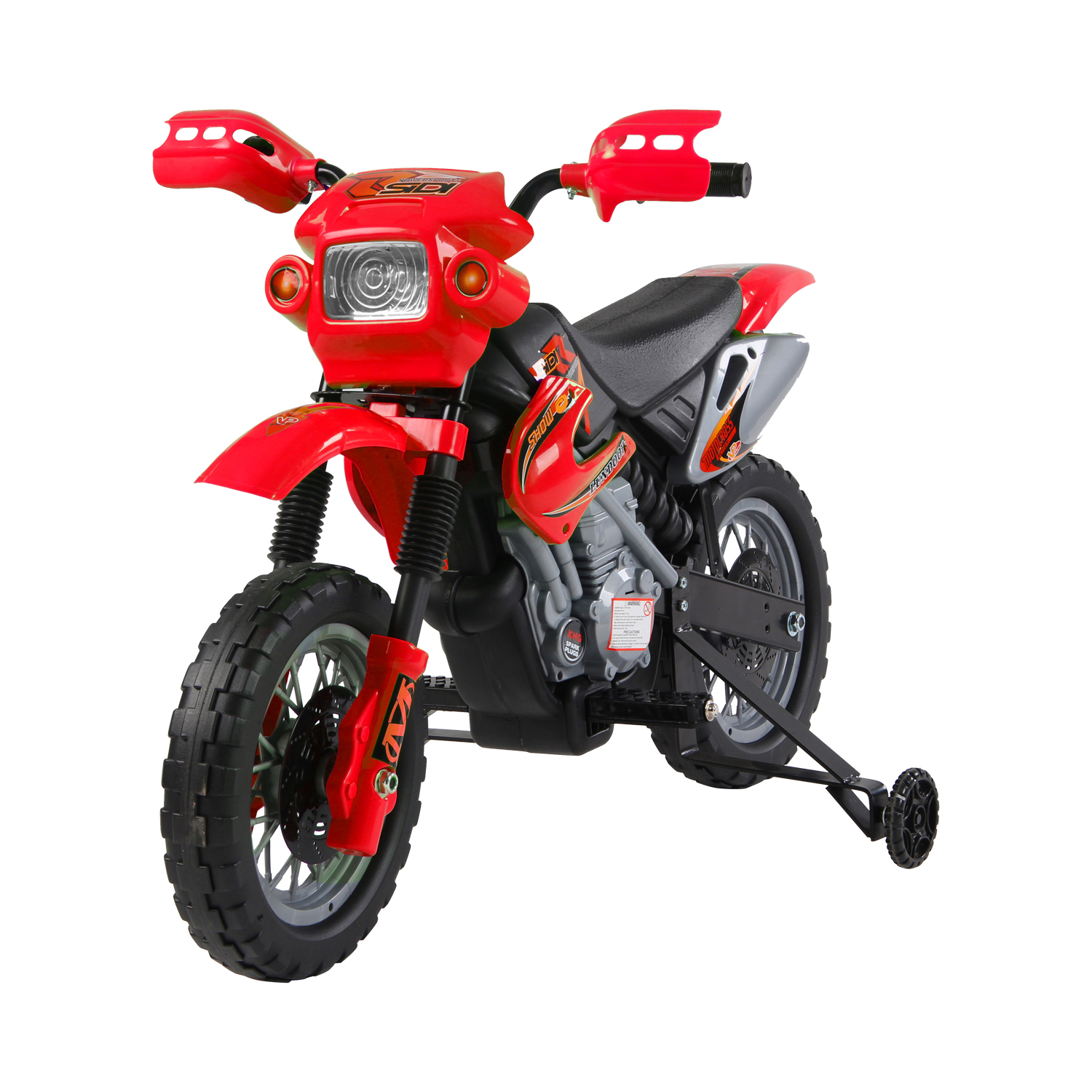 6V Kids Child Electric Motorbike Ride on Motorcycle Scooter Children Toy Gift (Red) - Life Essentials